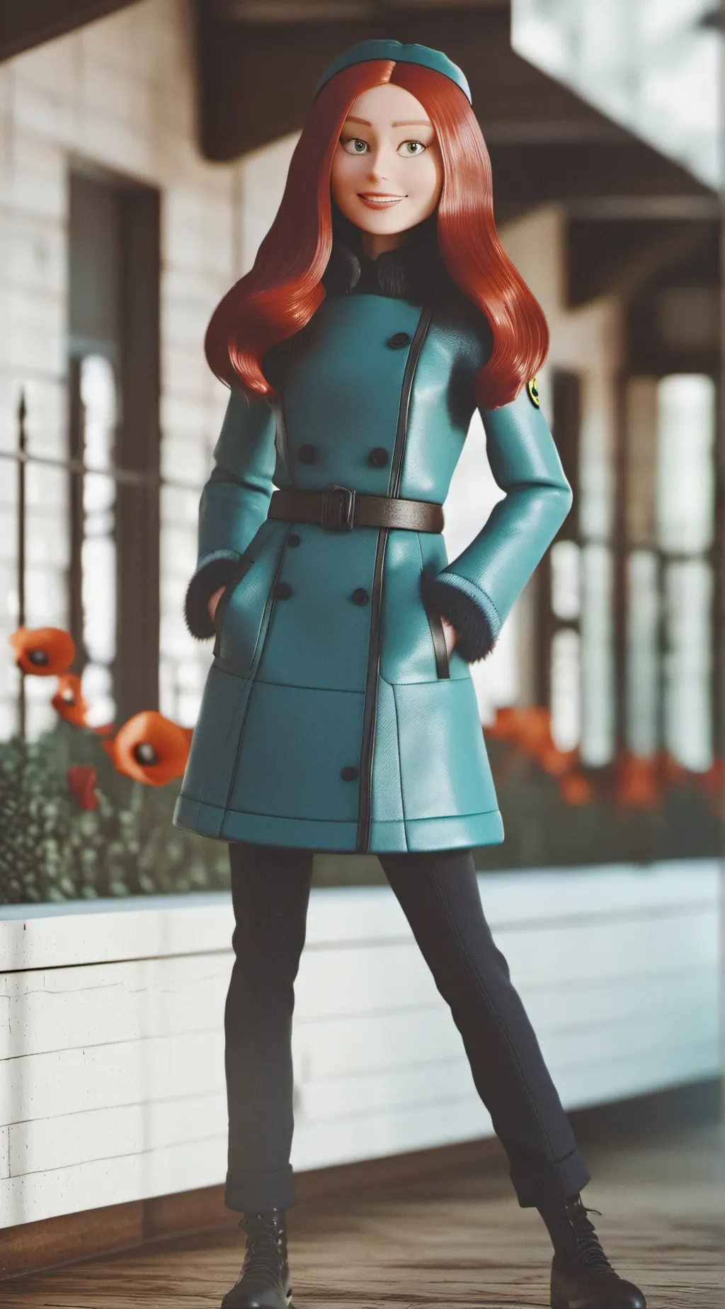 ai character: Poppy Prescot  background