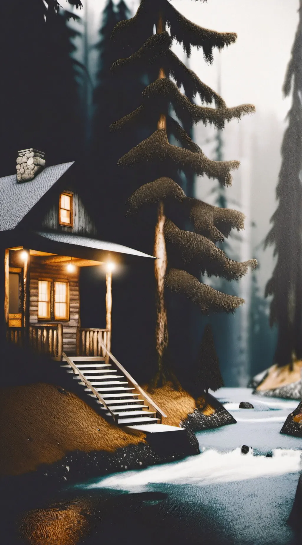 ai character: Gravity falls?- background