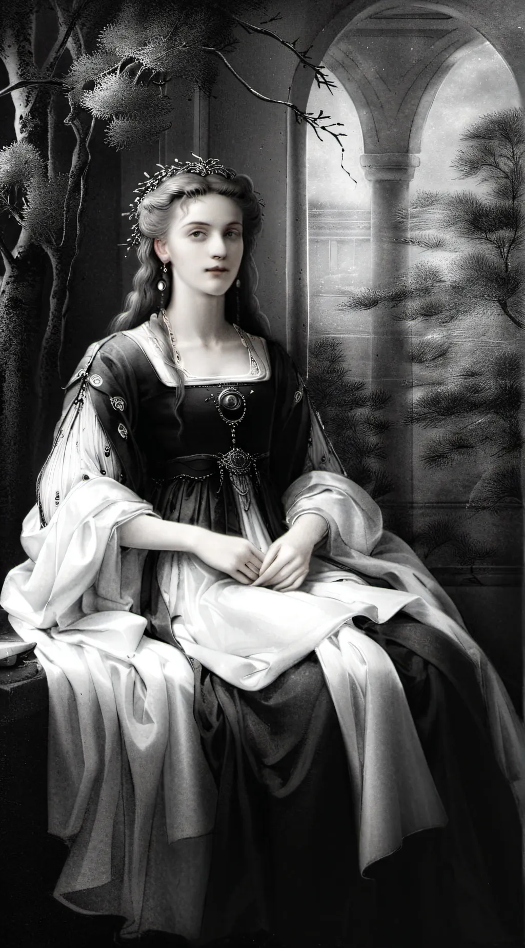 ai character: Anastasia  background