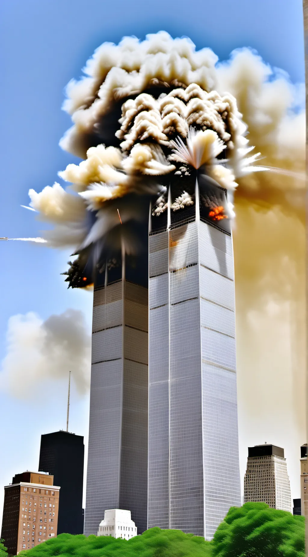 ai character: 9/11 tribute  background