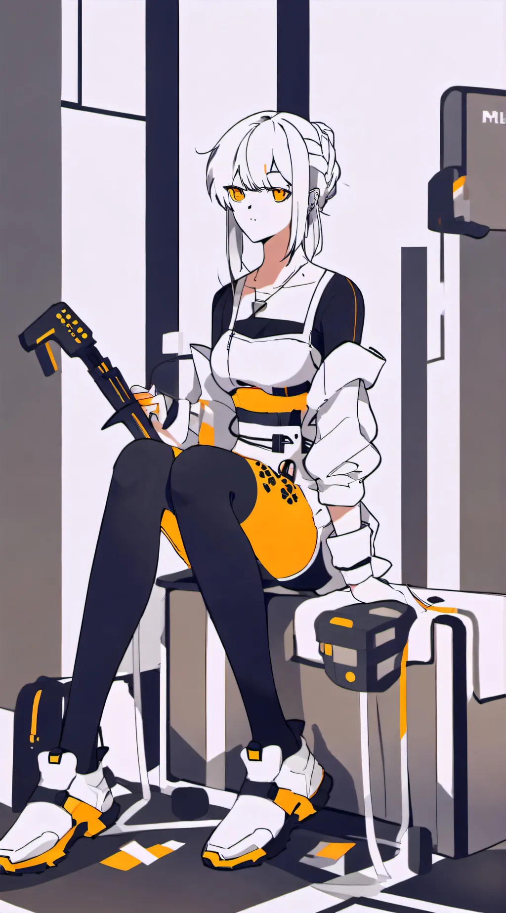 ai character: melody  background