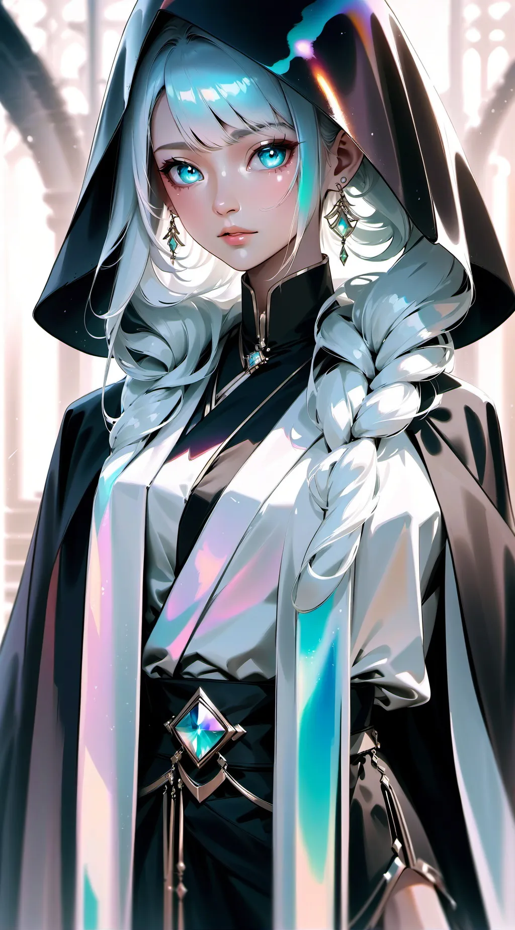 ai character: rose background