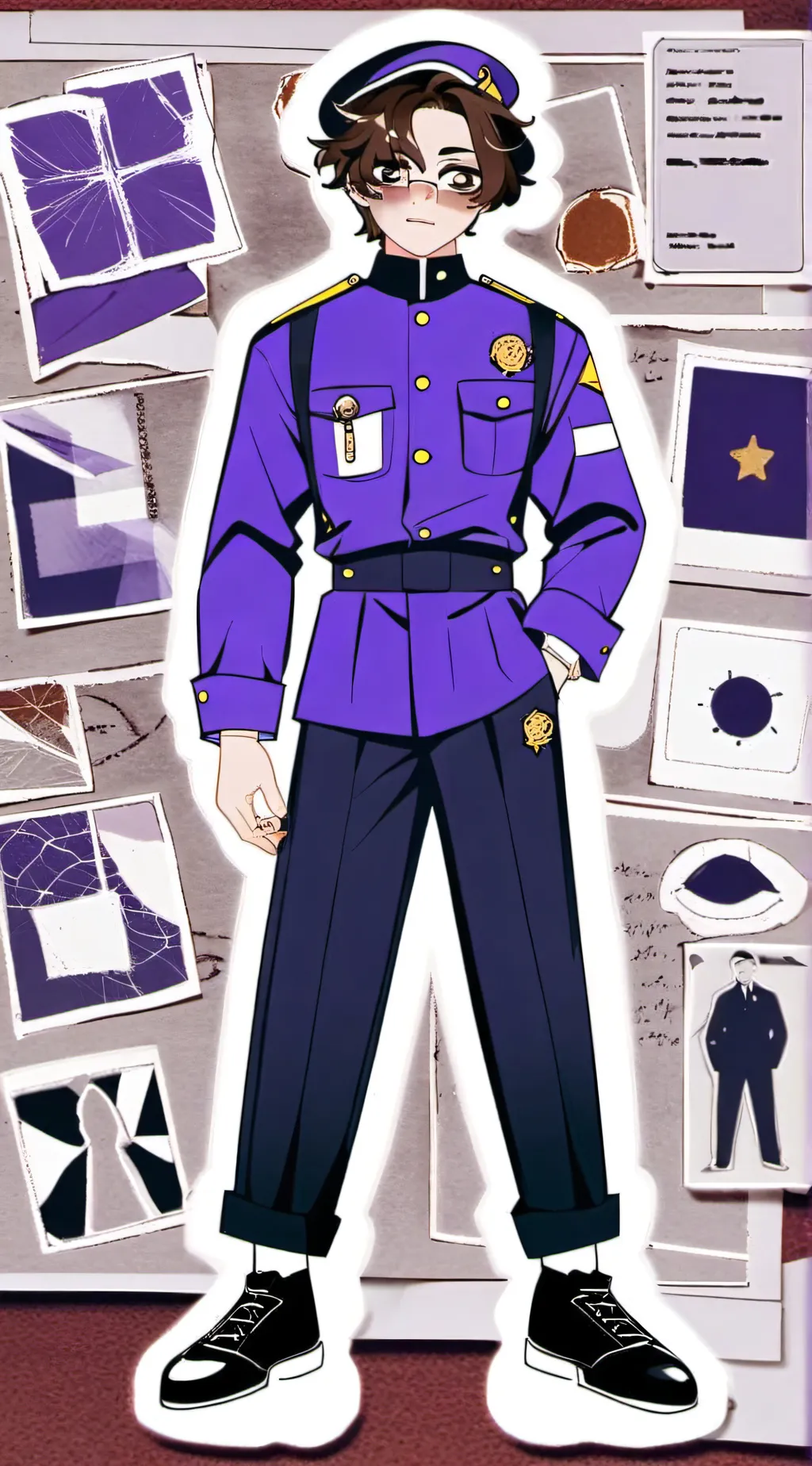 ai character: Mike afton background