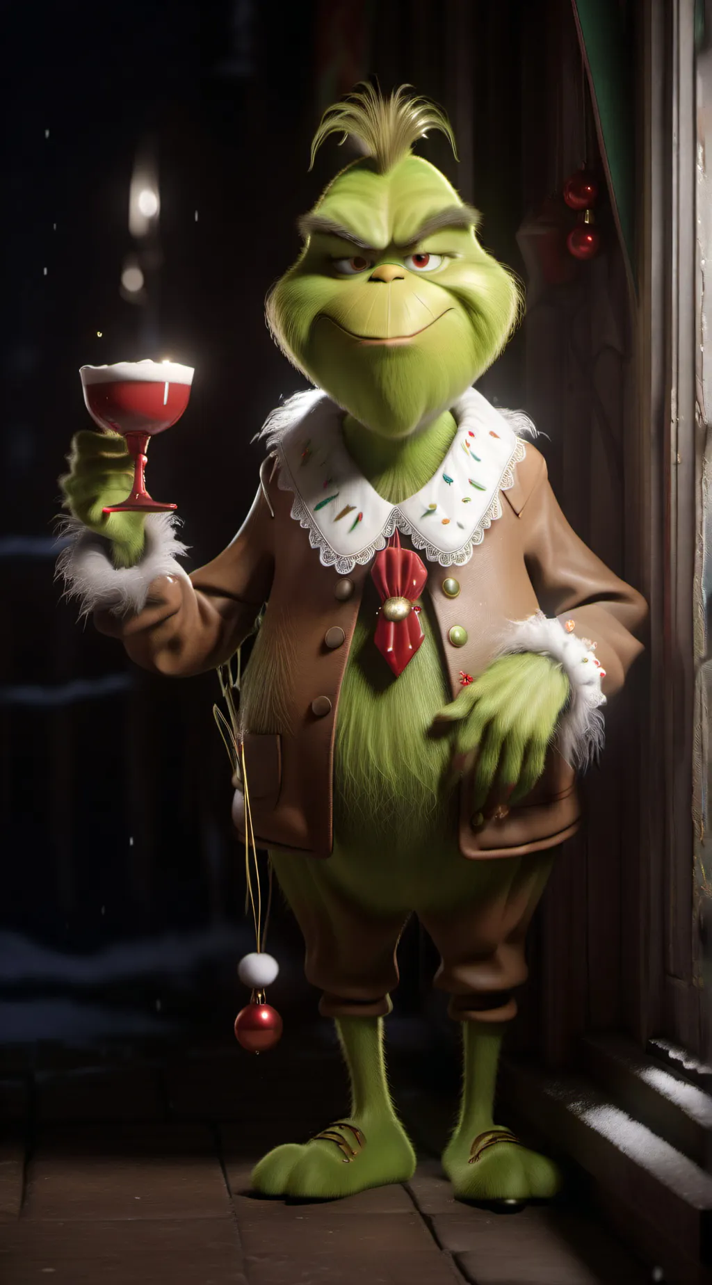 ai character: the grinch background