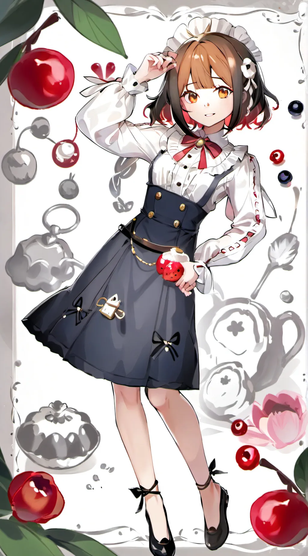 ai character: Pudding  background