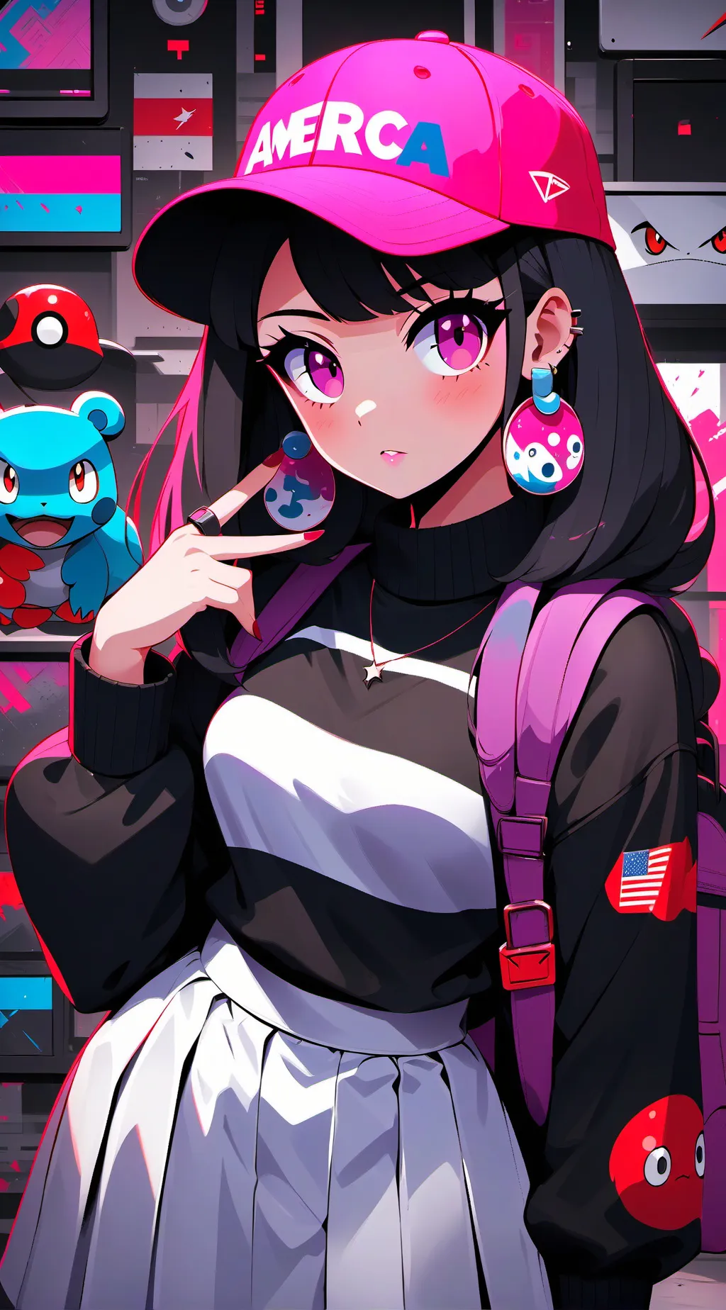 ai character: sus gf background