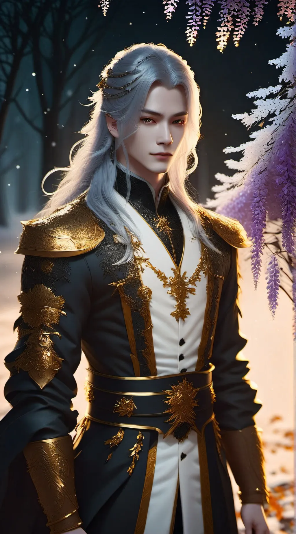 ai character: frost background