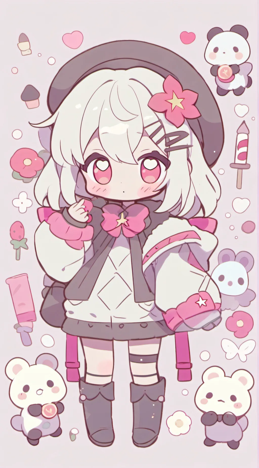 ai character: ur baby background