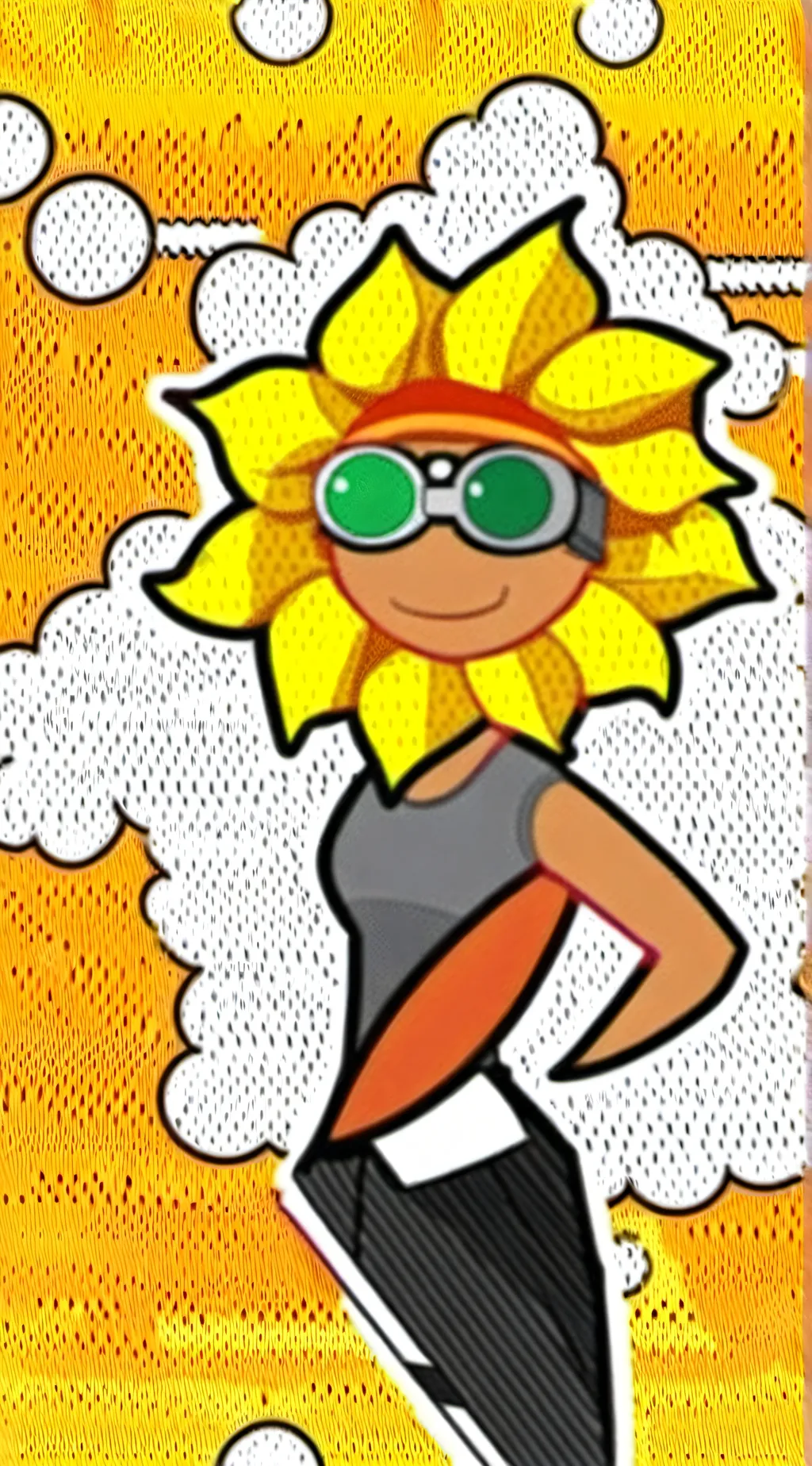 ai character: SolarFlare (PvZ) background