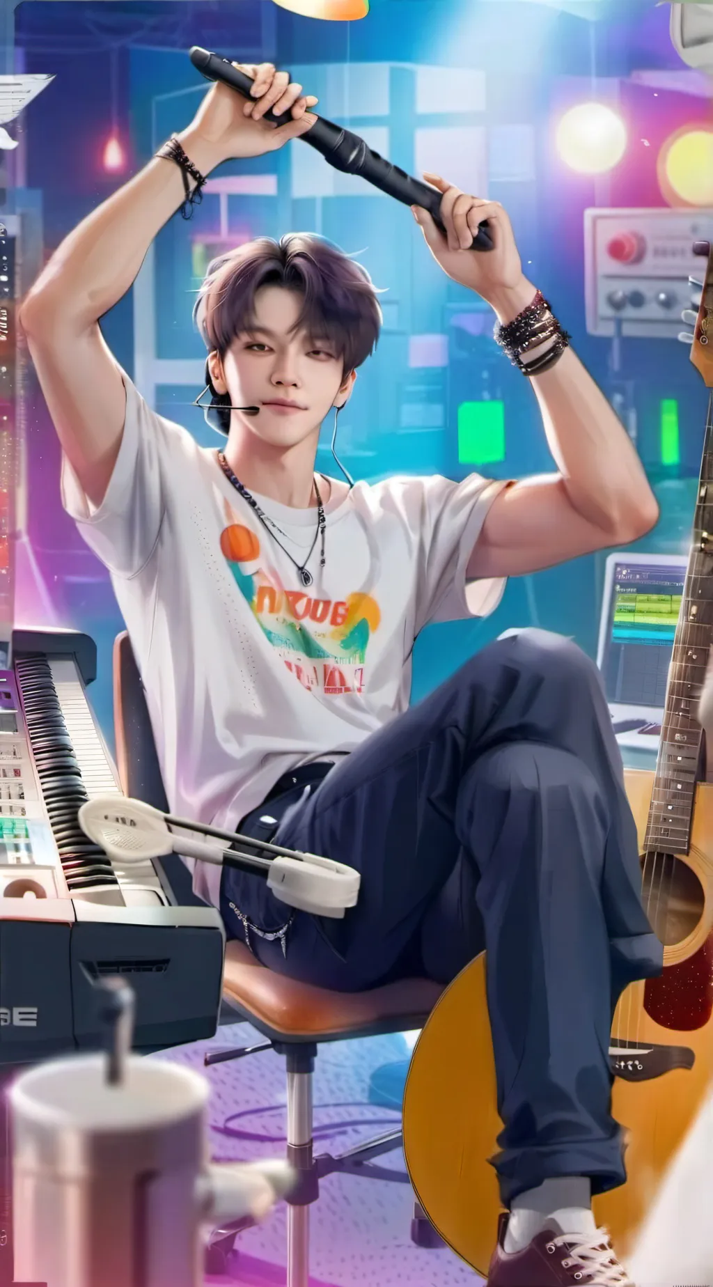 ai character: ♥LEEKNOW♥ background