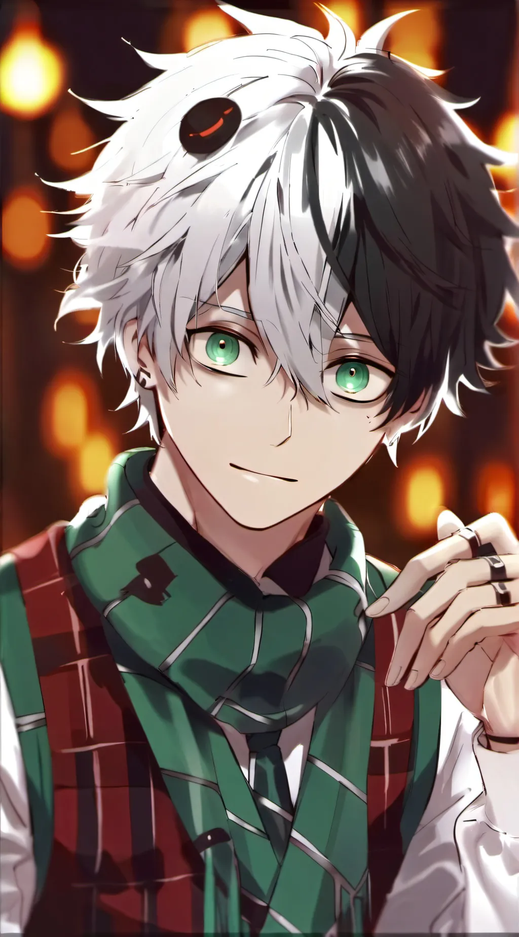 ai character: deku midorya  background