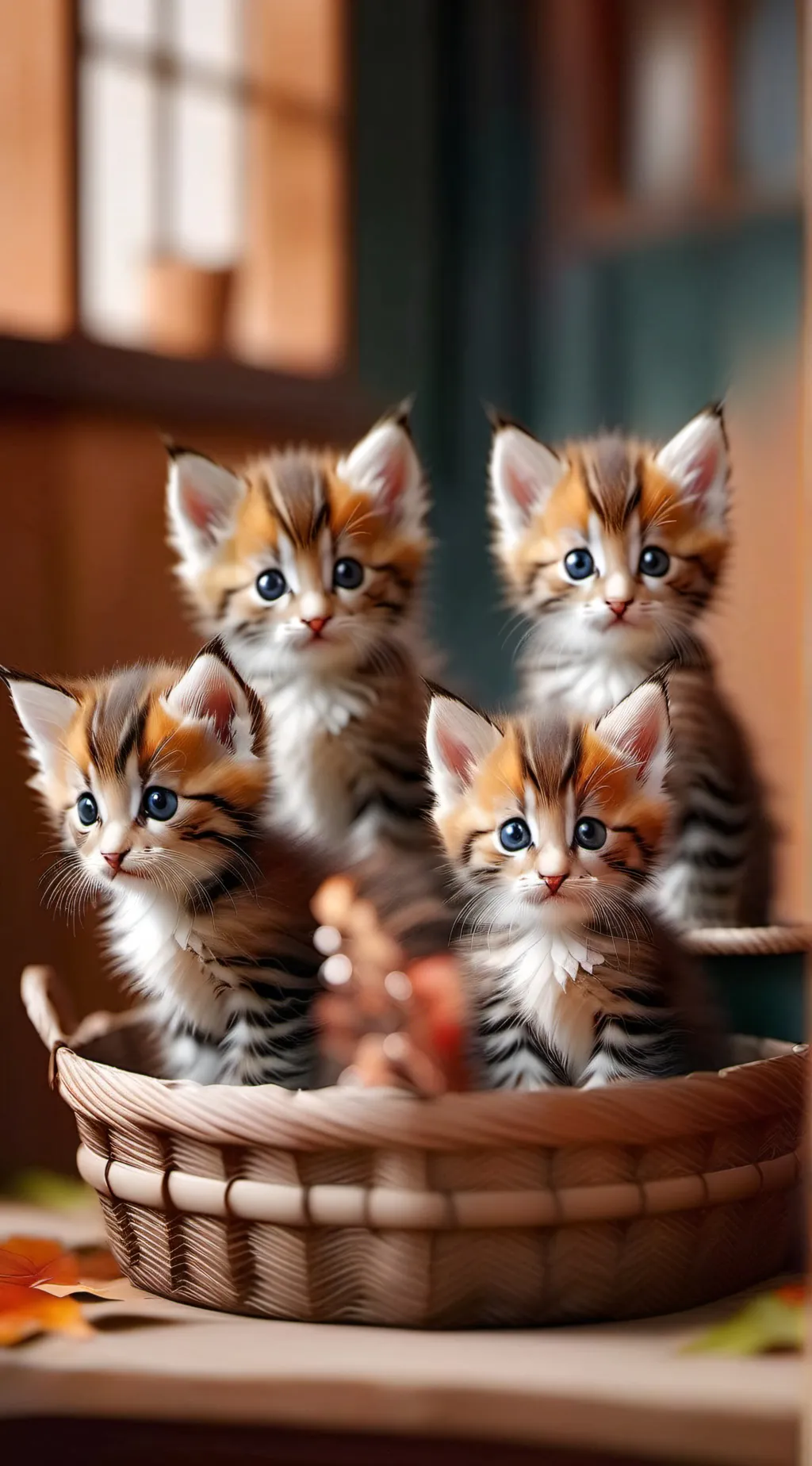 ai character: kittens background
