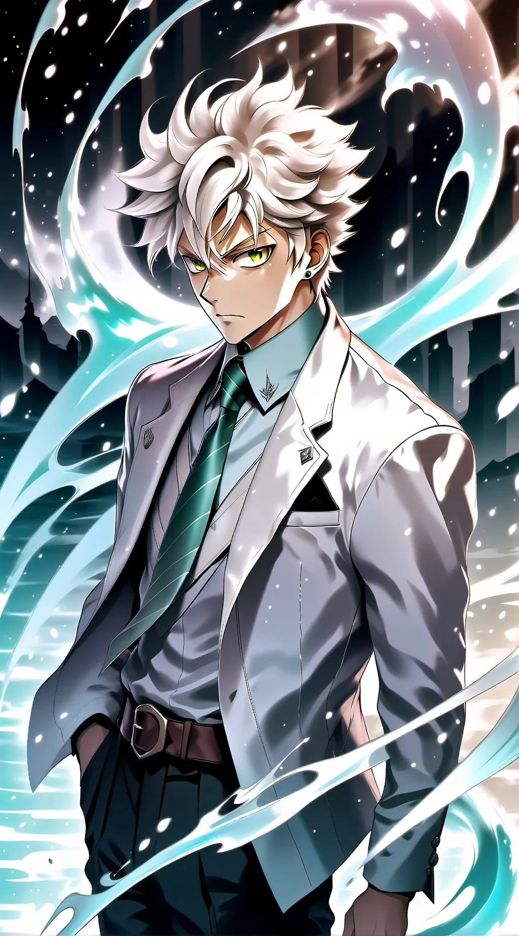ai character: Demon slayer ￼ background