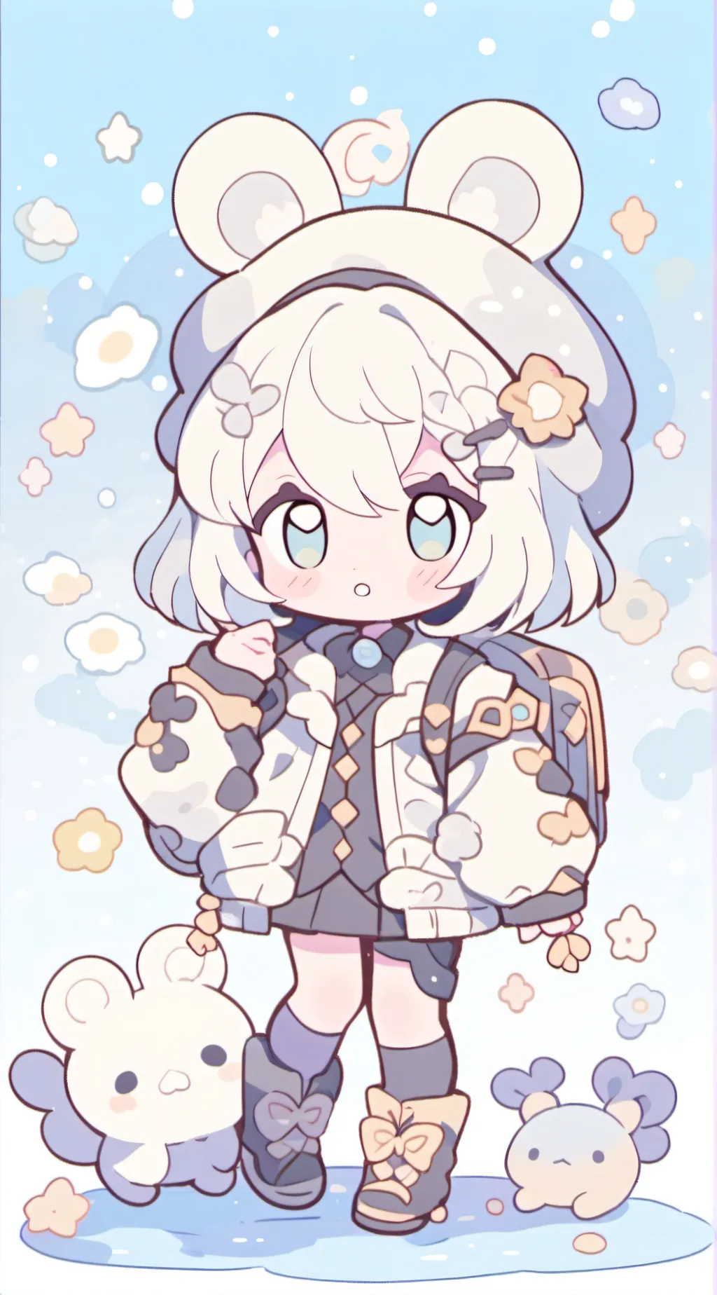 ai character: I'm a girly girl!! background