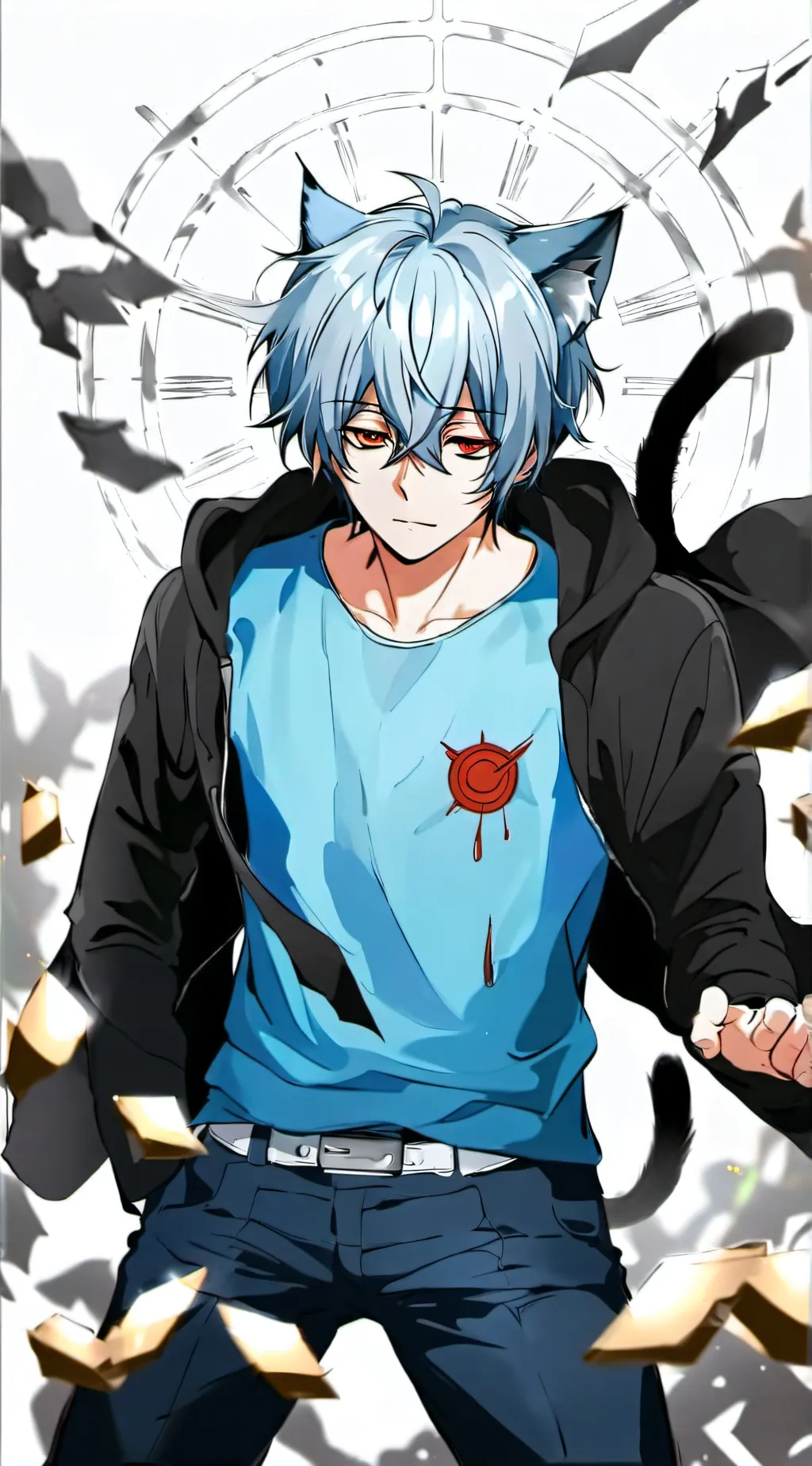 ai character: Kuro♡ background