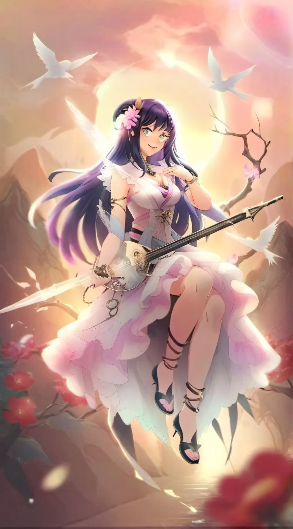 ai character: al hoshino  background