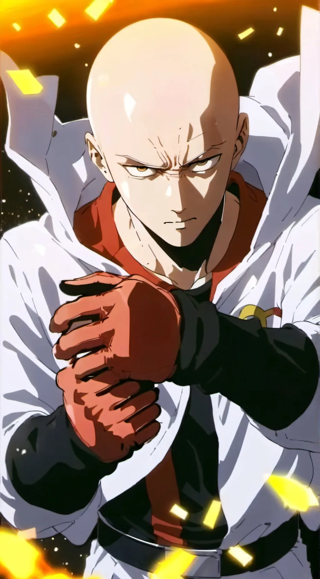 ai character: saitama background