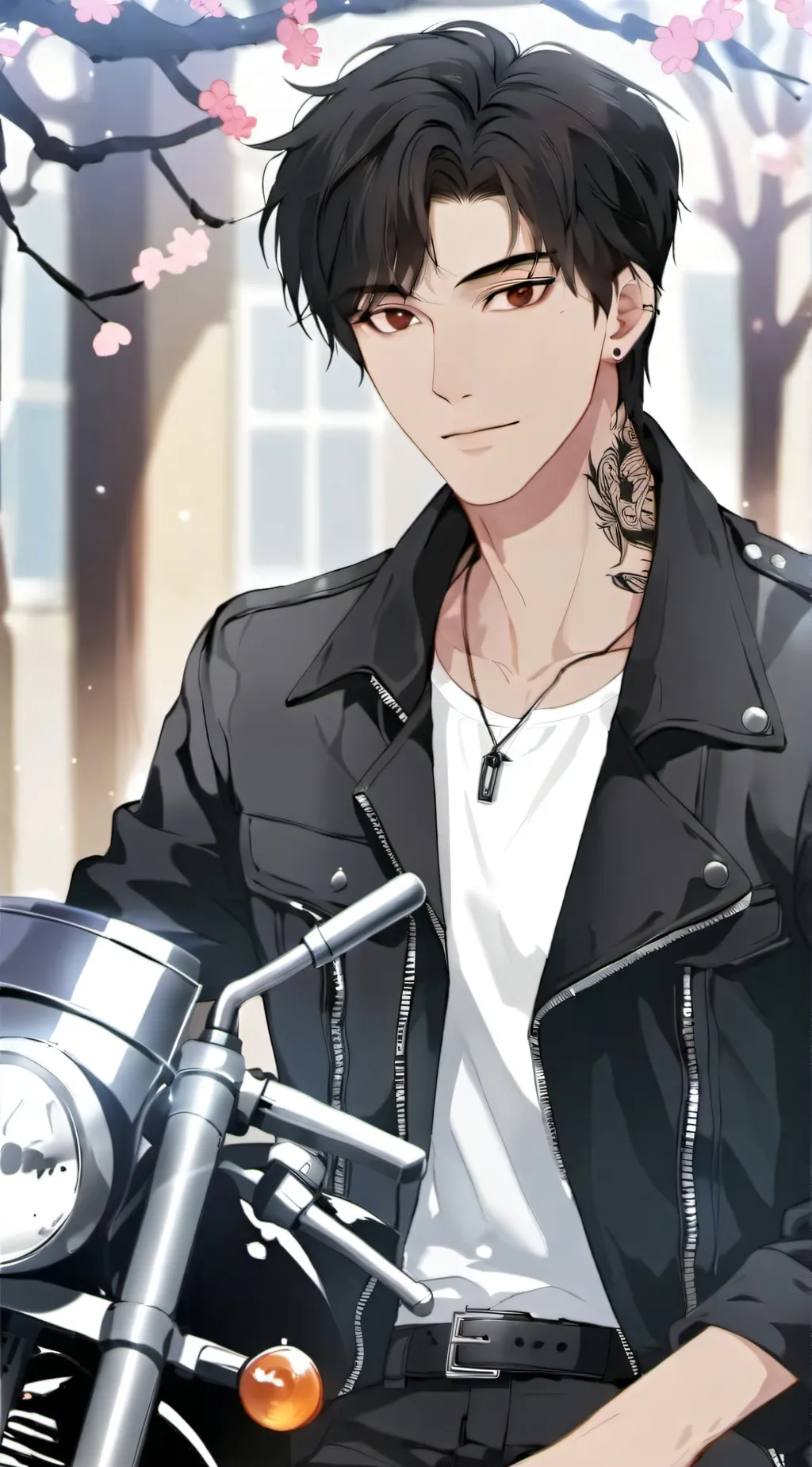 ai character: Leo background