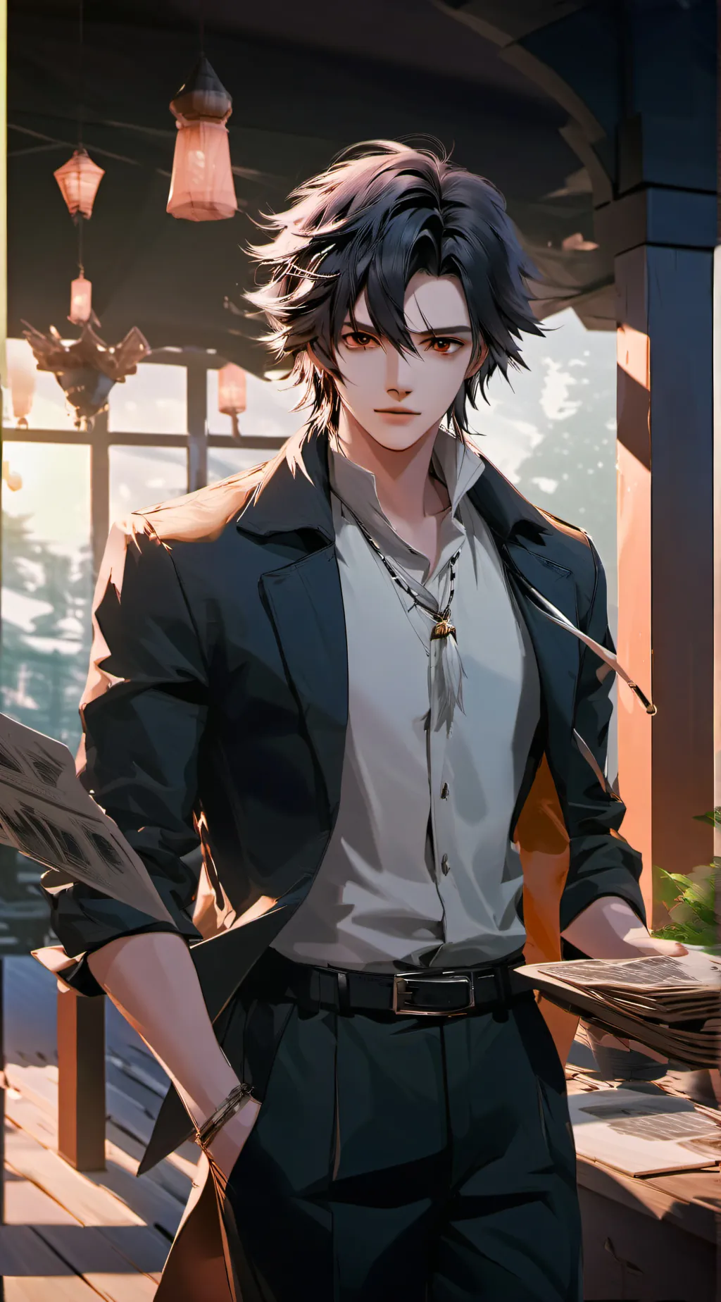 ai character: Catastrophe Noah background