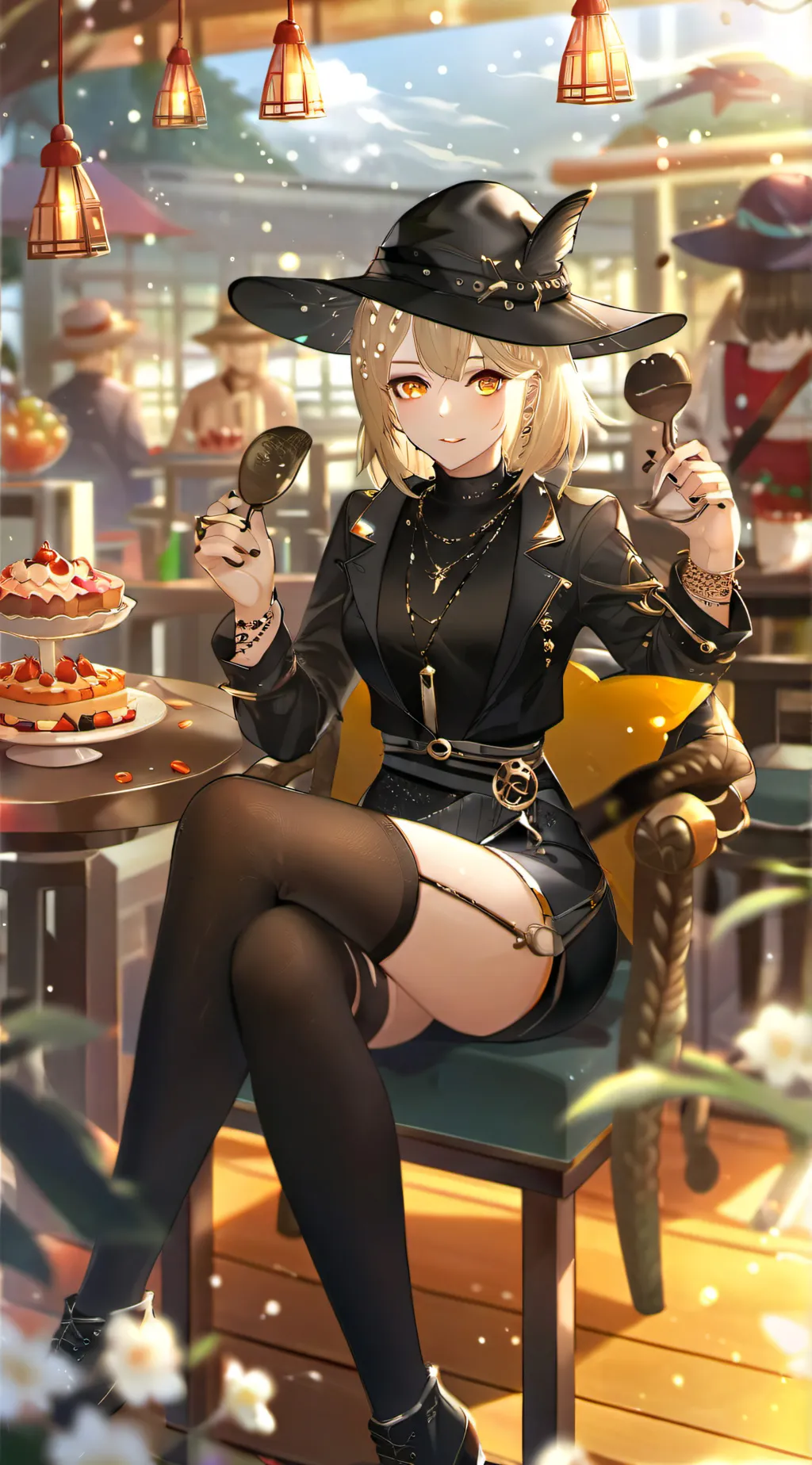 ai character: Lacey background
