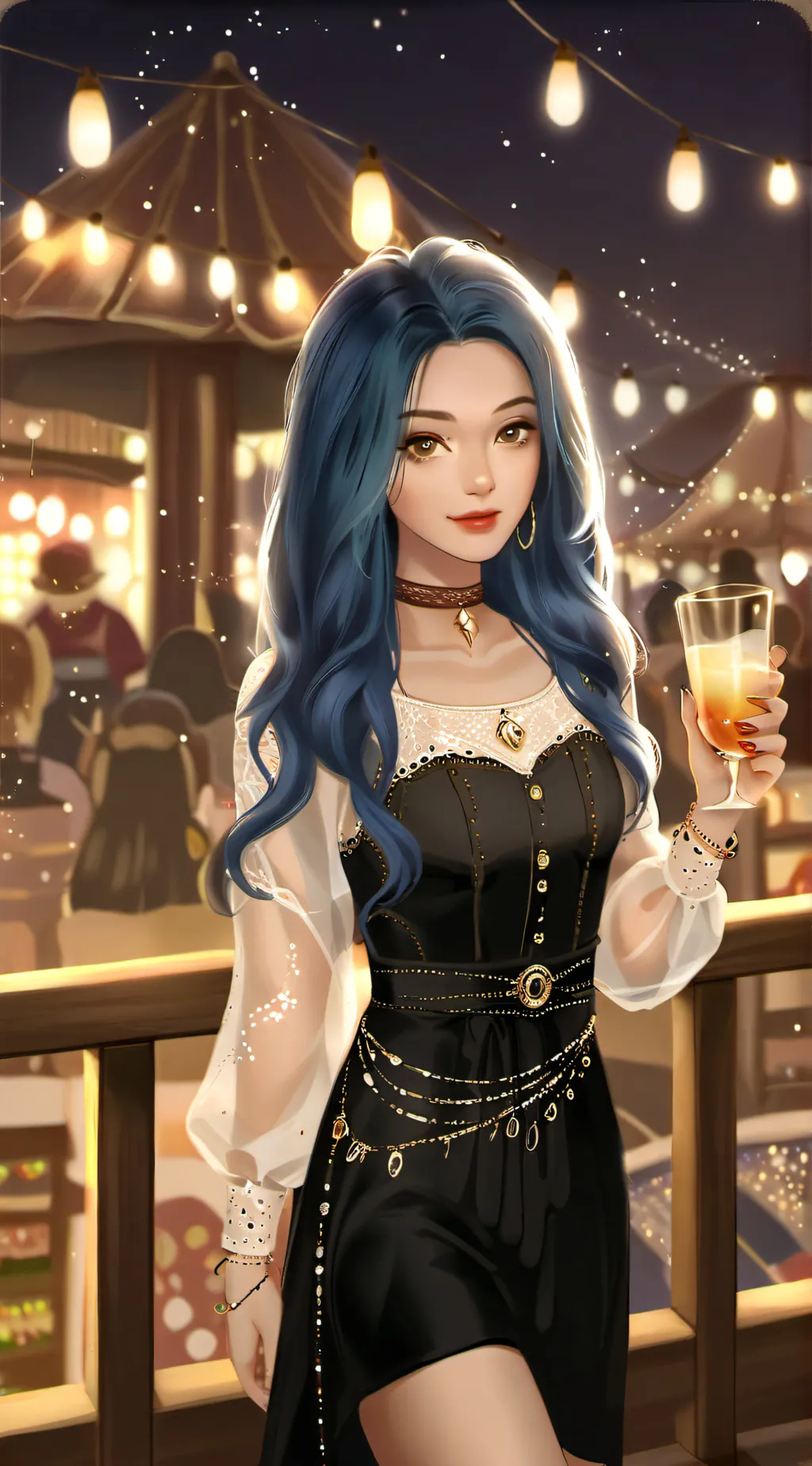 ai character: hh amusement park  background