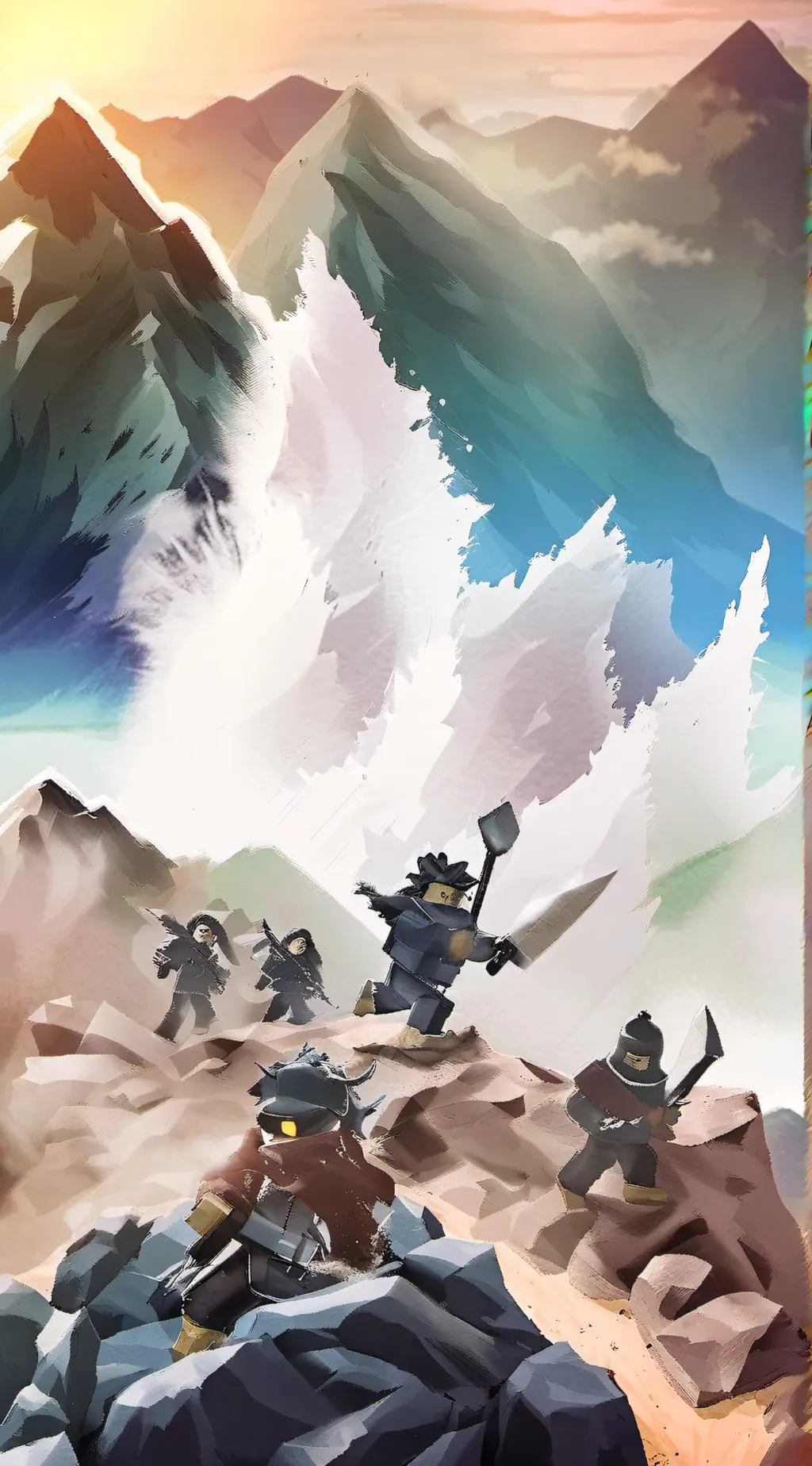 ai character: Roblox flicker background