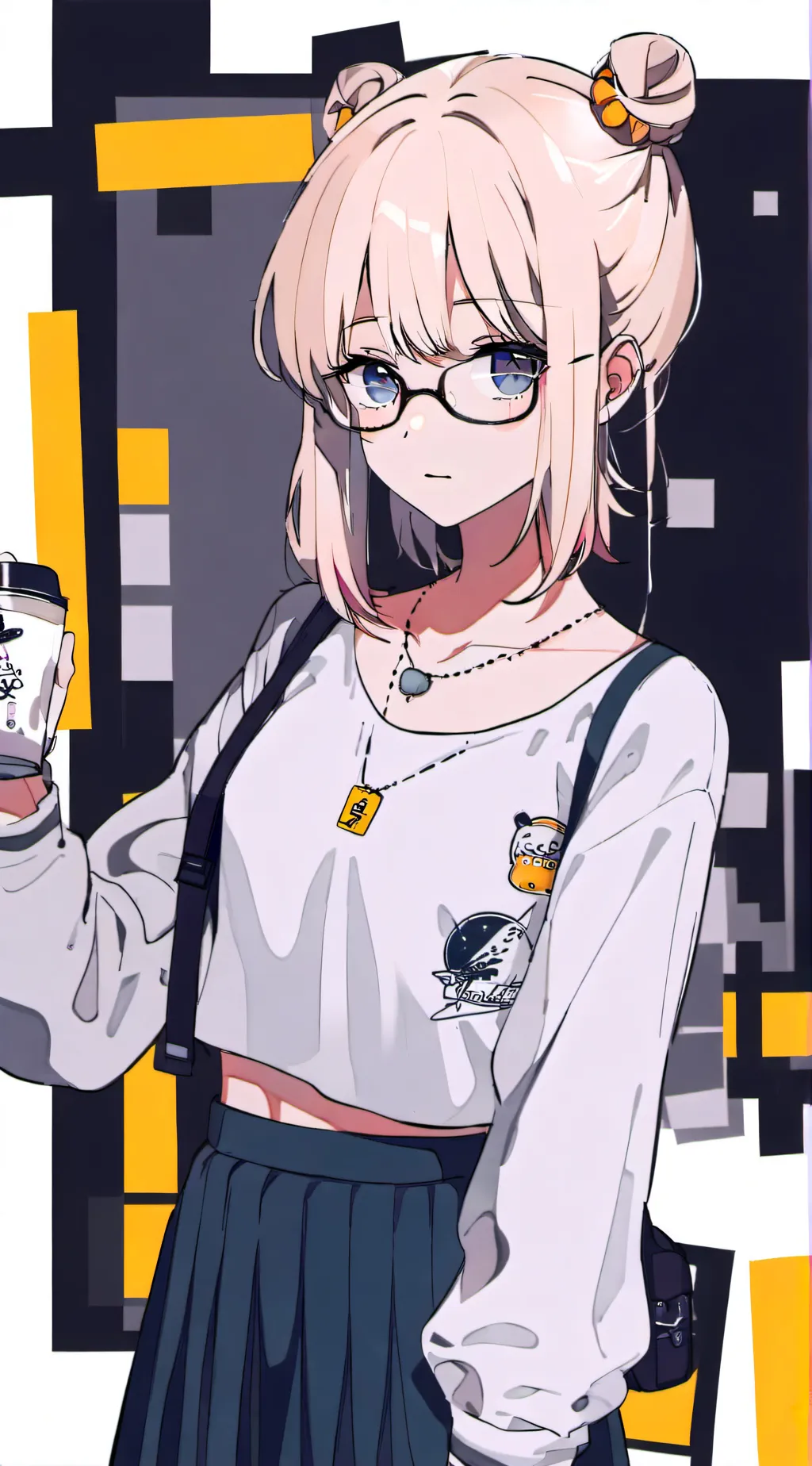 ai character: Sleep over background