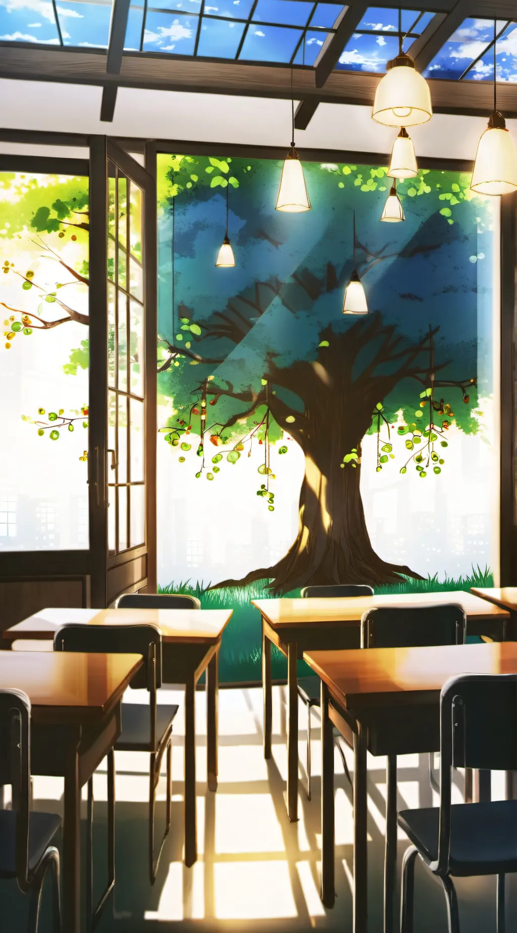 ai character: MHA fandom school background