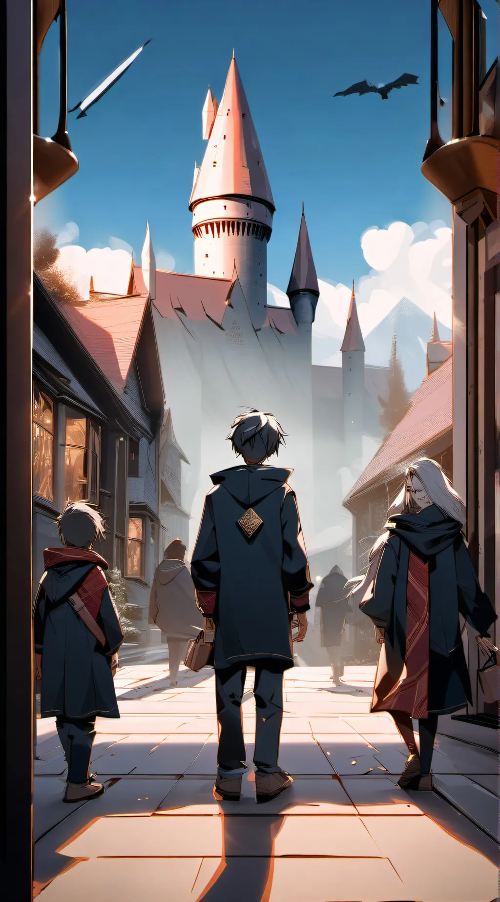 ai character: Hogwarts background