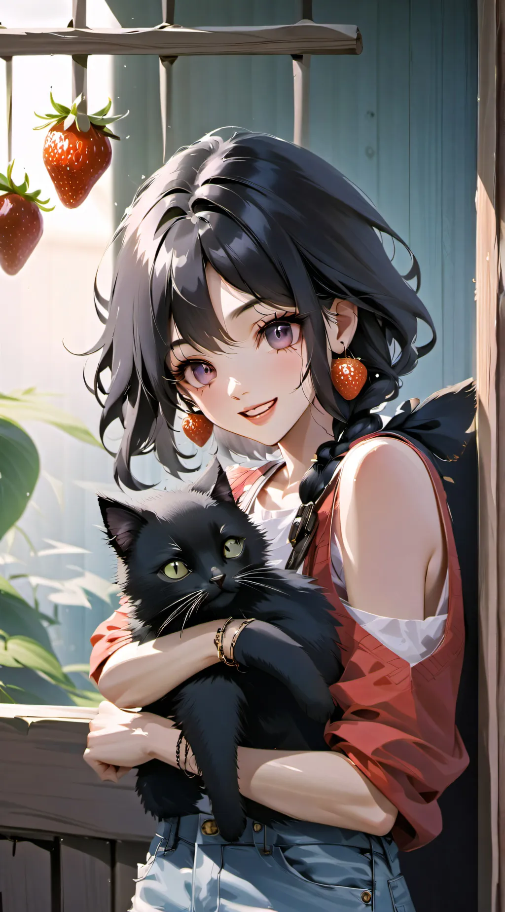 ai character: Lavanda background