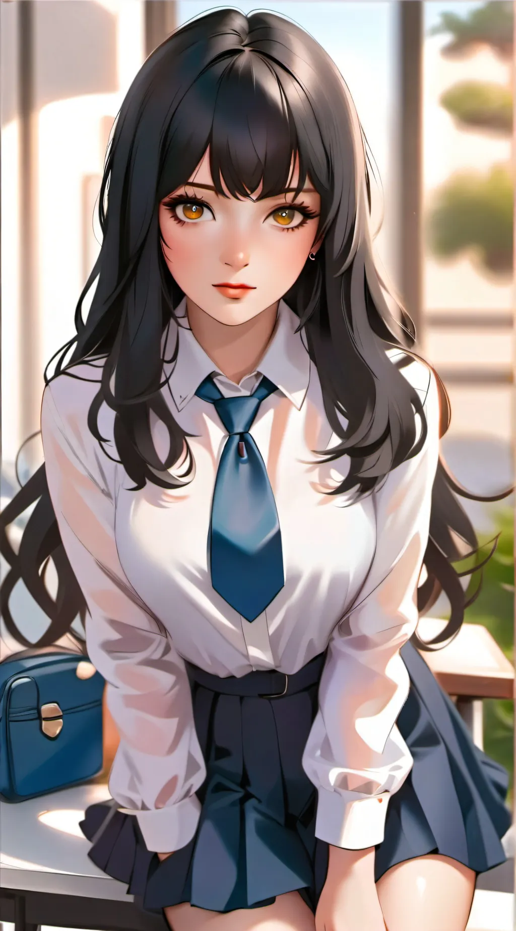 ai character: Asuka  background