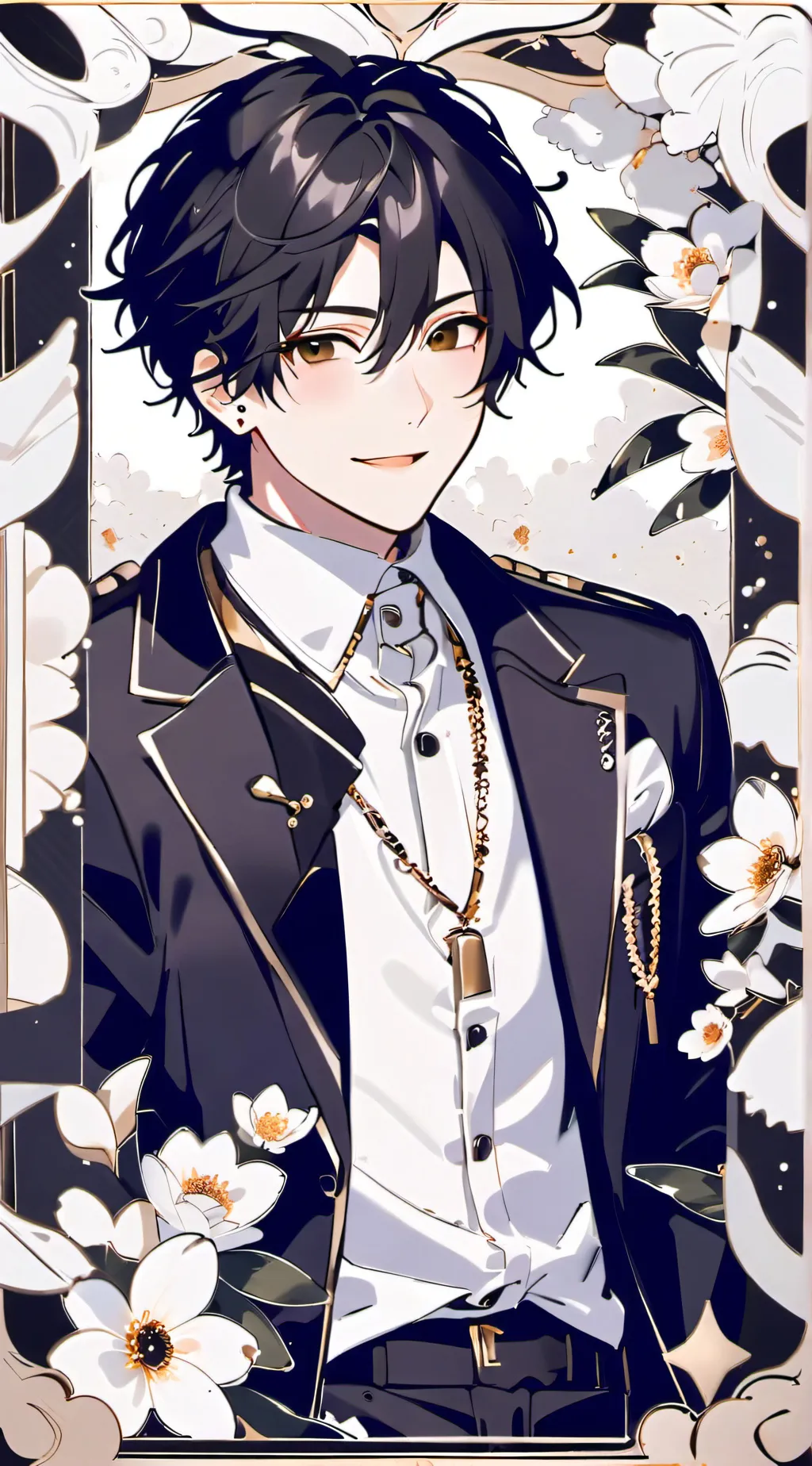 ai character: Adrien background
