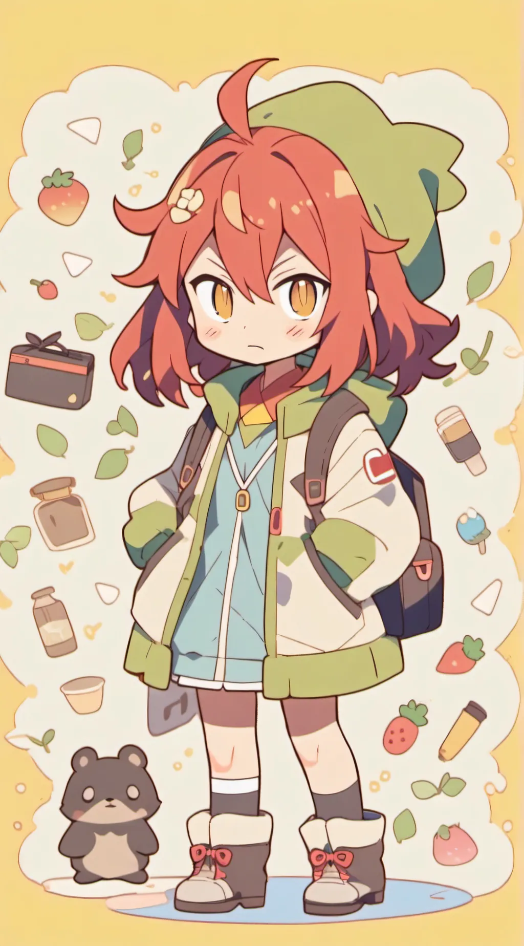 ai character: kirishimas daugher background