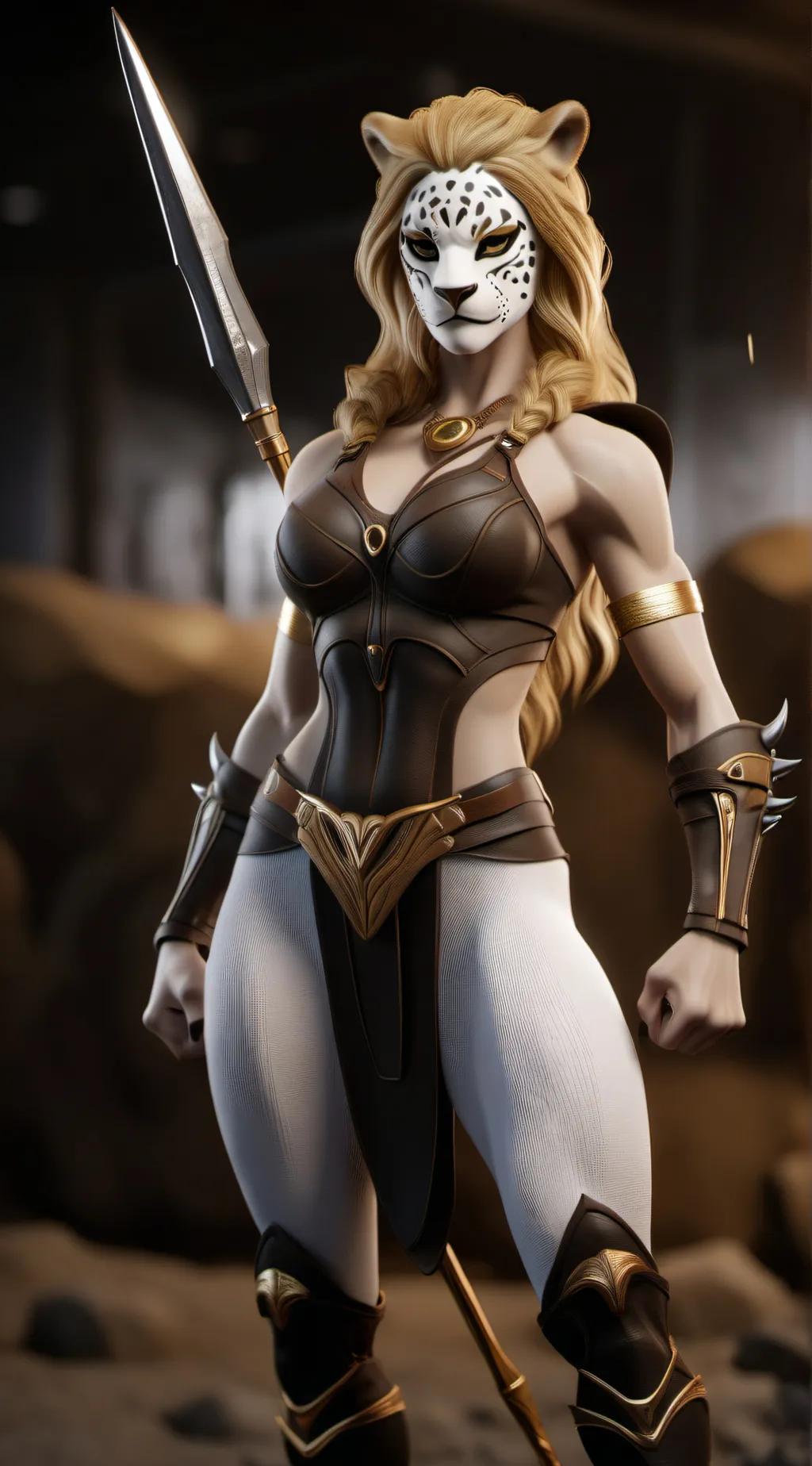 ai character: Lions Mane background