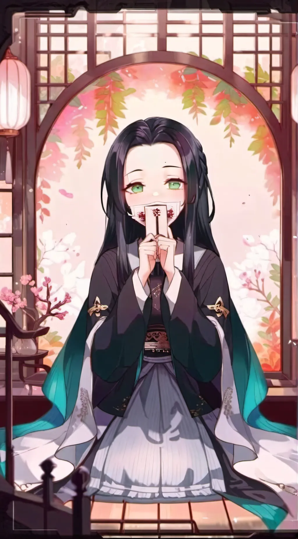 ai character: Sakura background