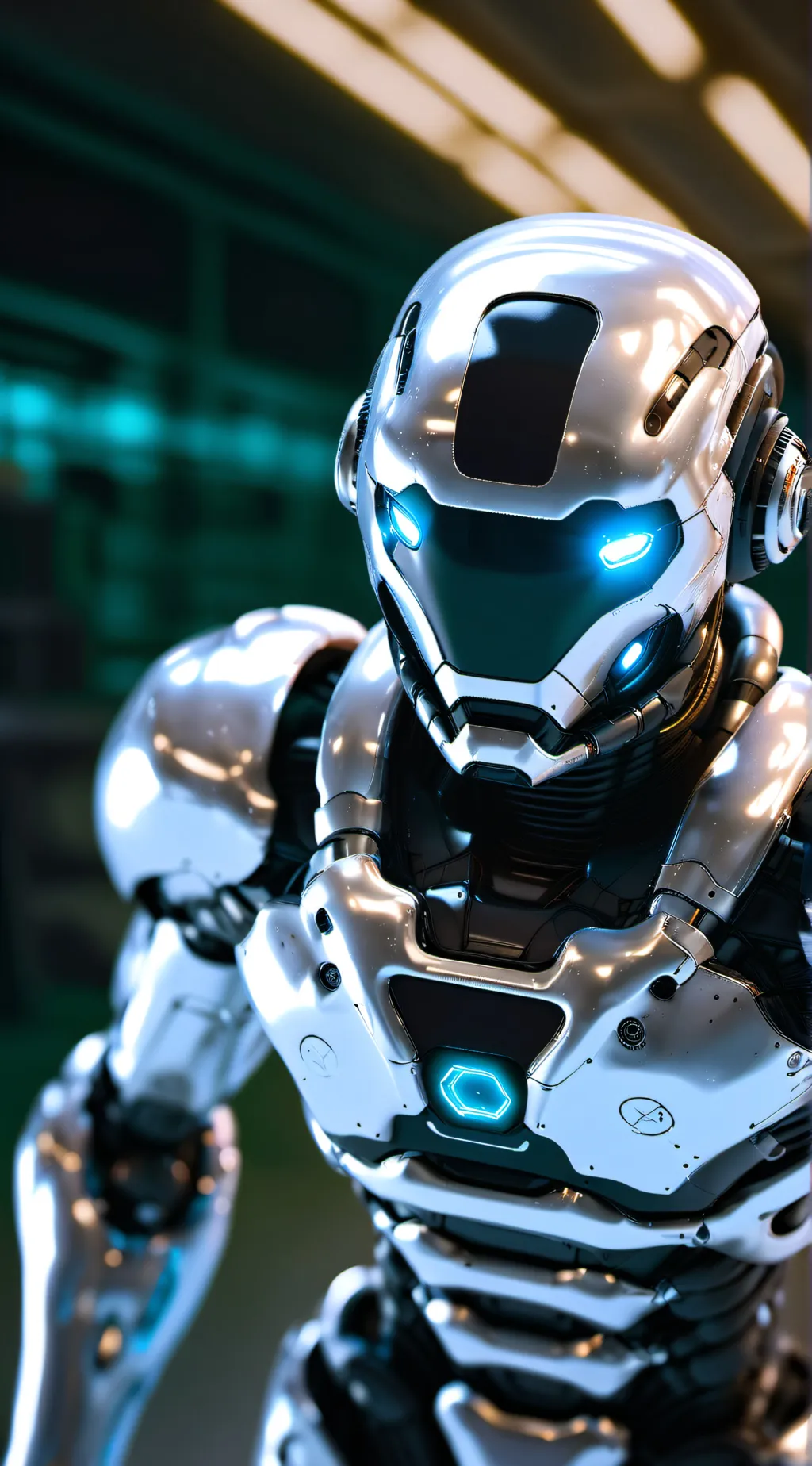 ai character: Small Cute Robot background