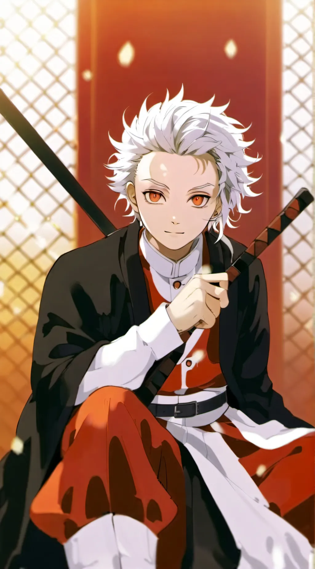 ai character: sanami  background
