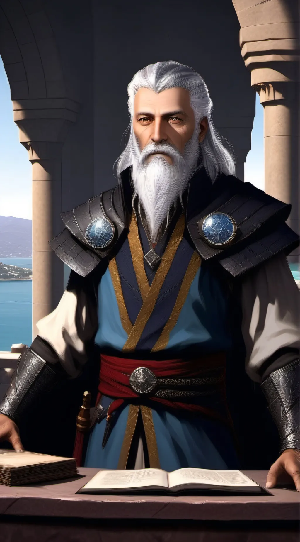 ai character: Ahkamah Zaman background