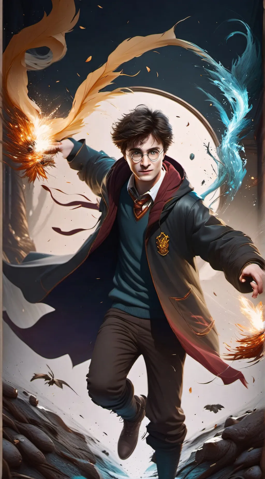 ai character: Harry Potter background