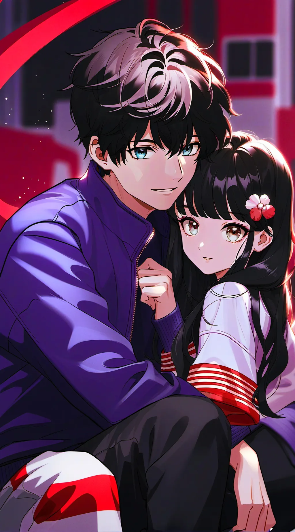 ai character: jake and emma background