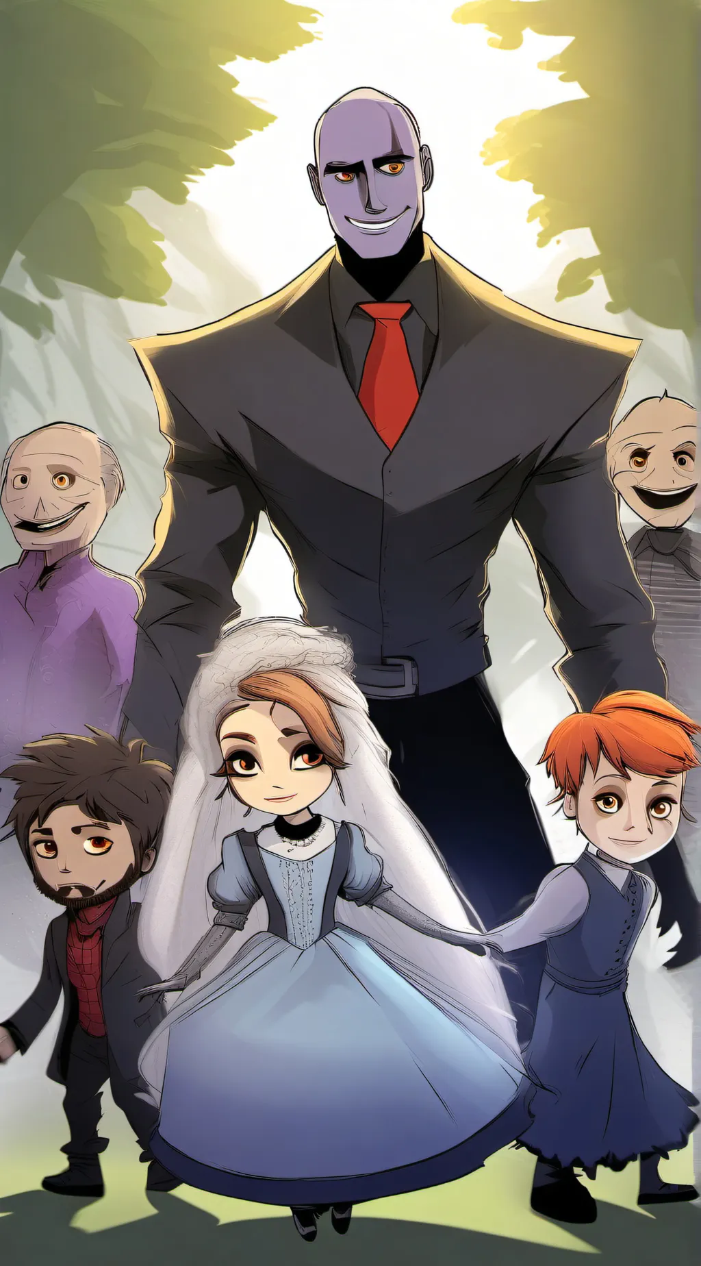 ai character: afton family♡♡ background
