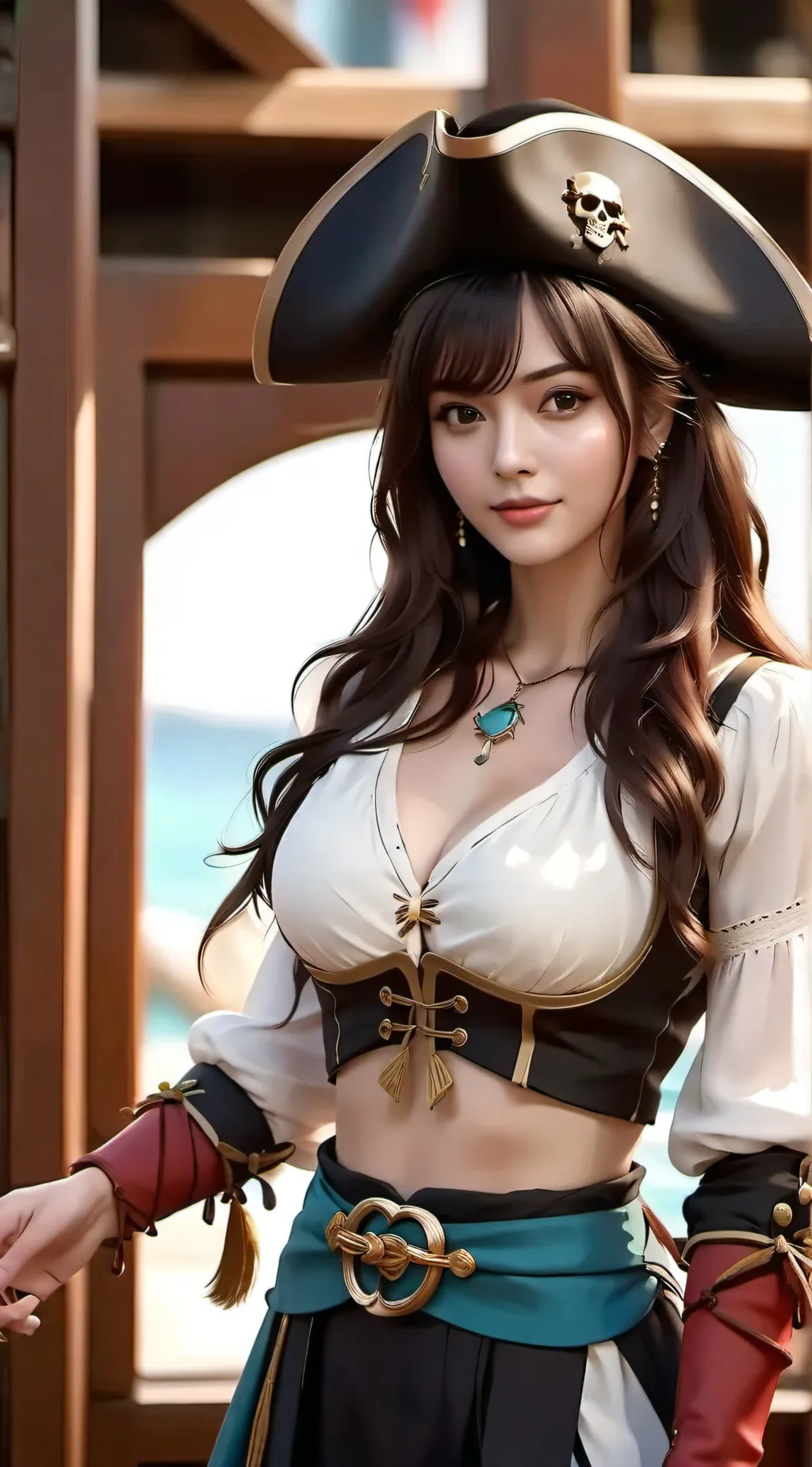 ai character: amelia background