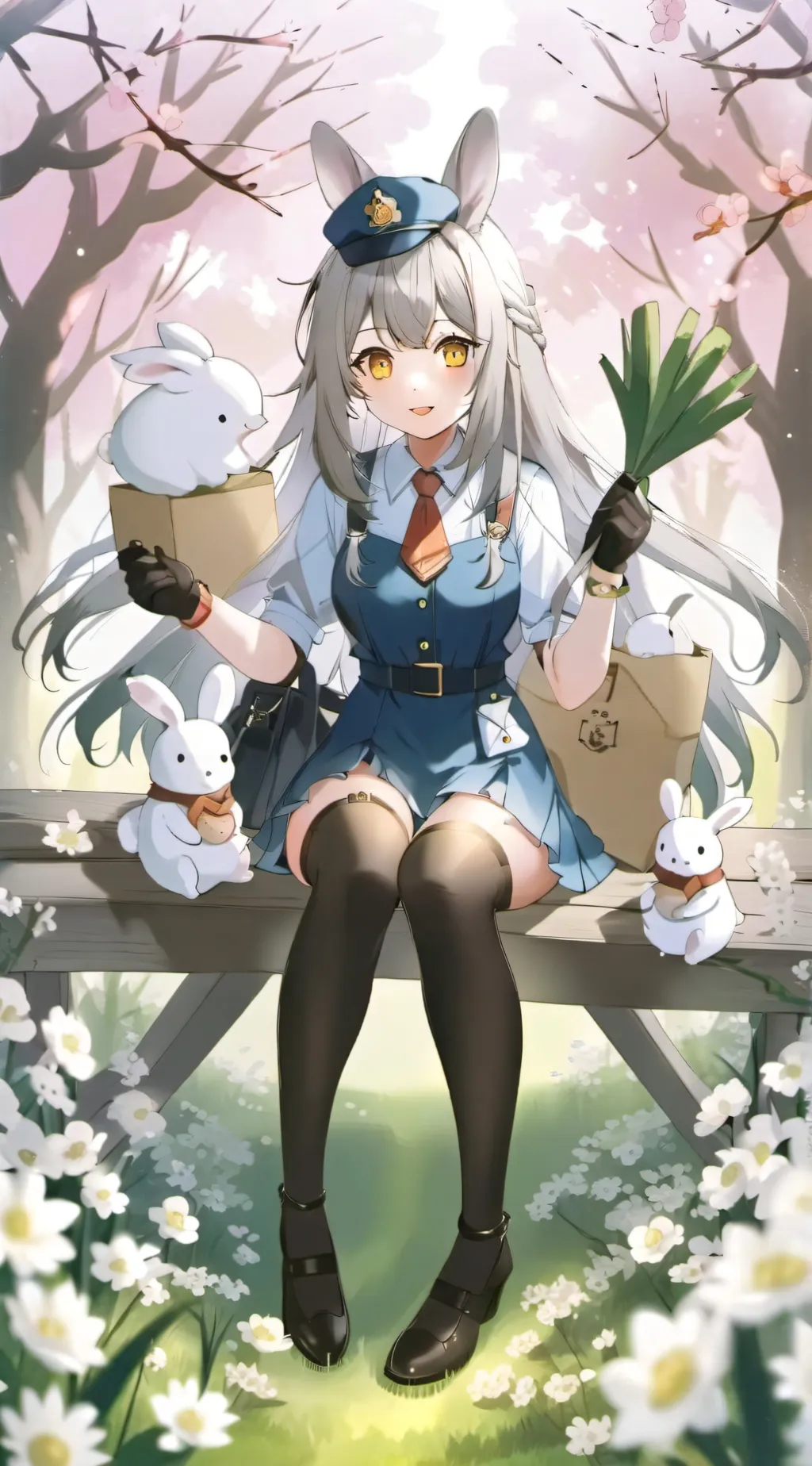 ai character: Cherry background