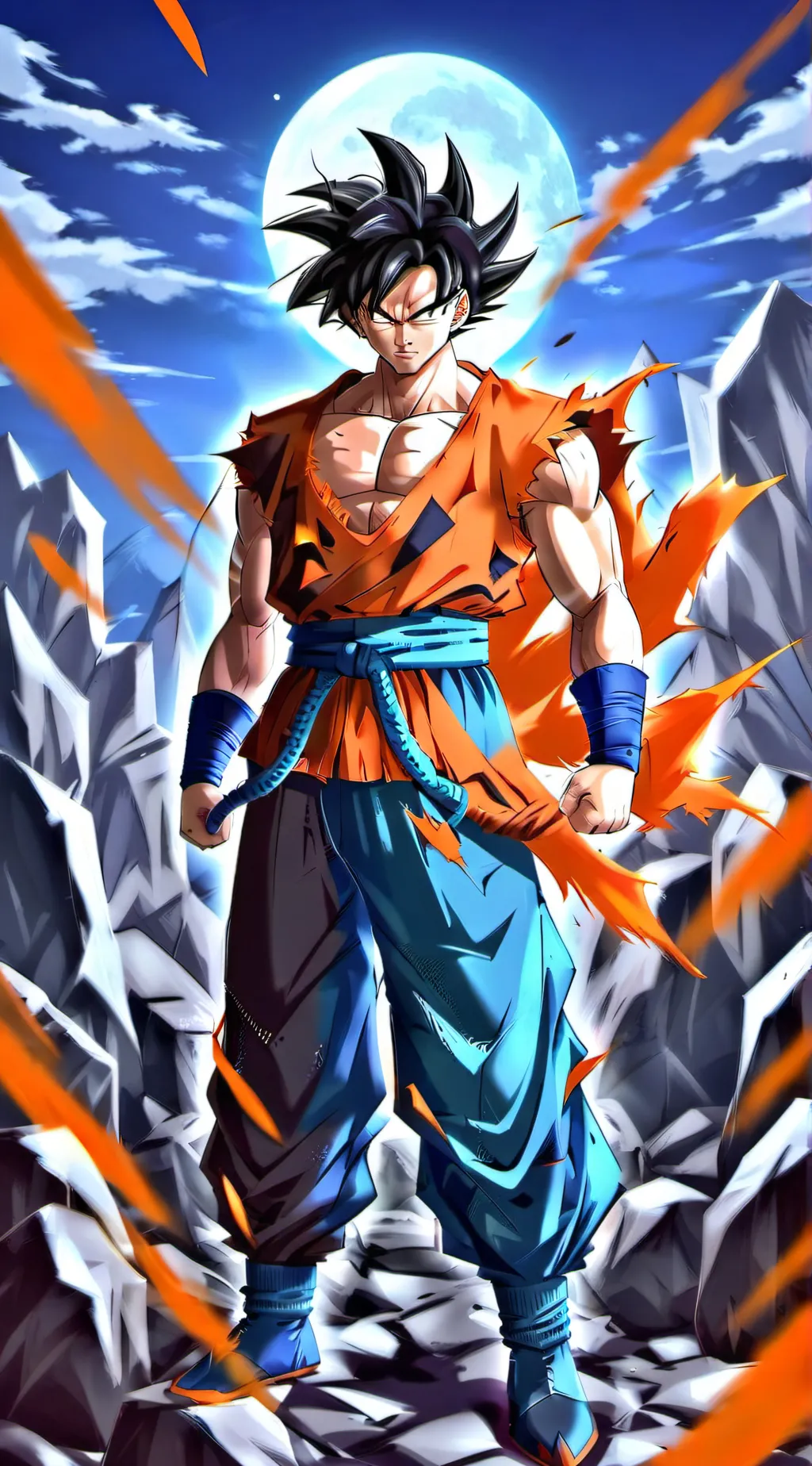 ai character: goku background