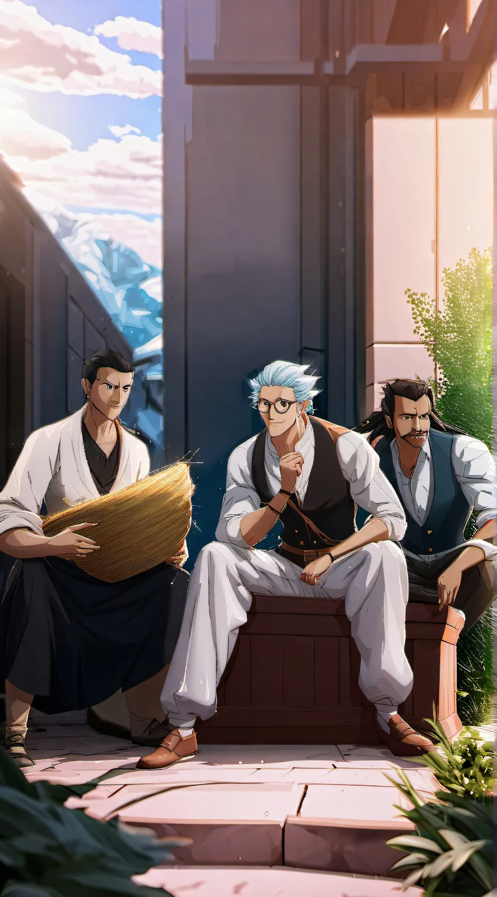 ai character: Leorio  background