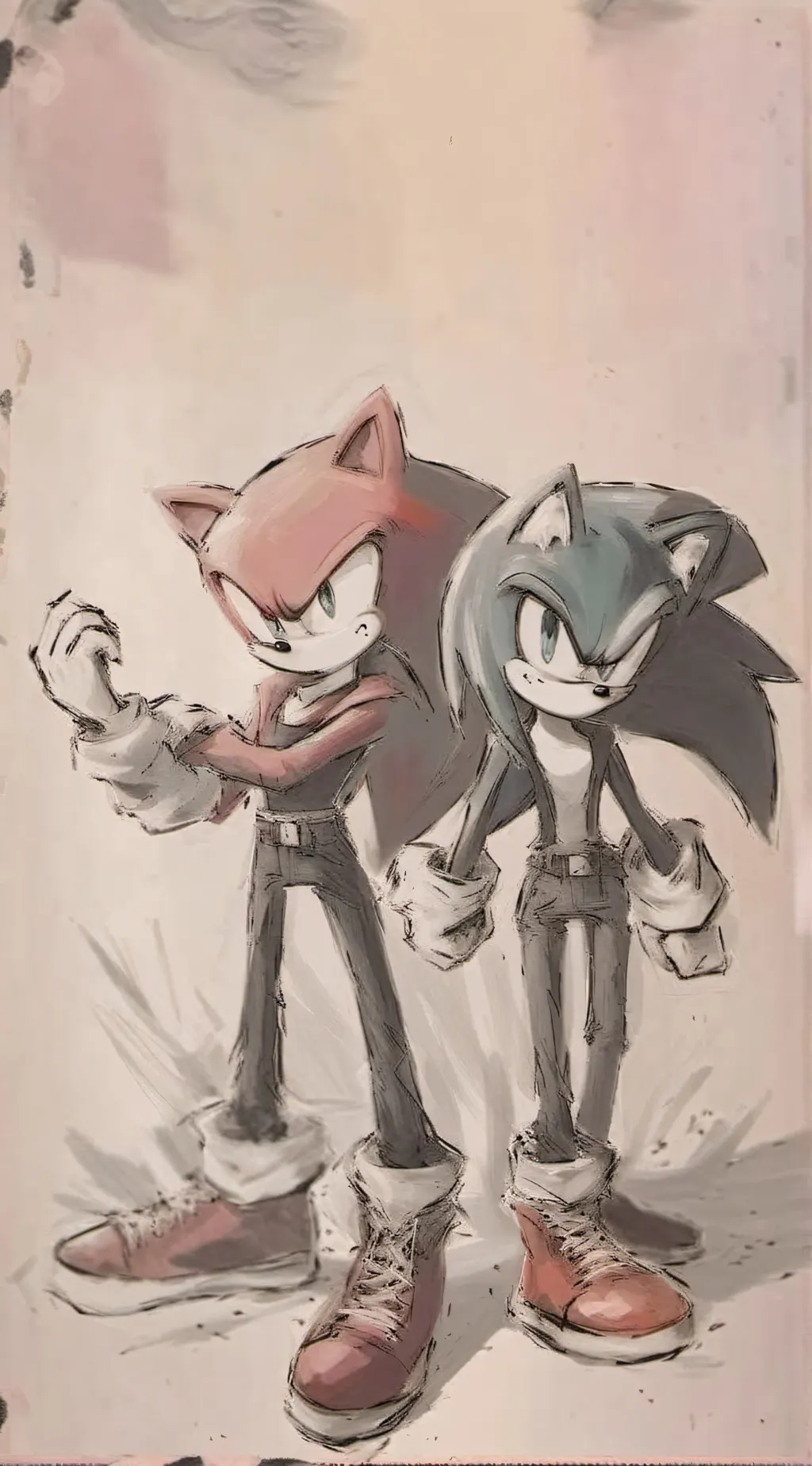 ai character: Amy Knuckles Sonic background