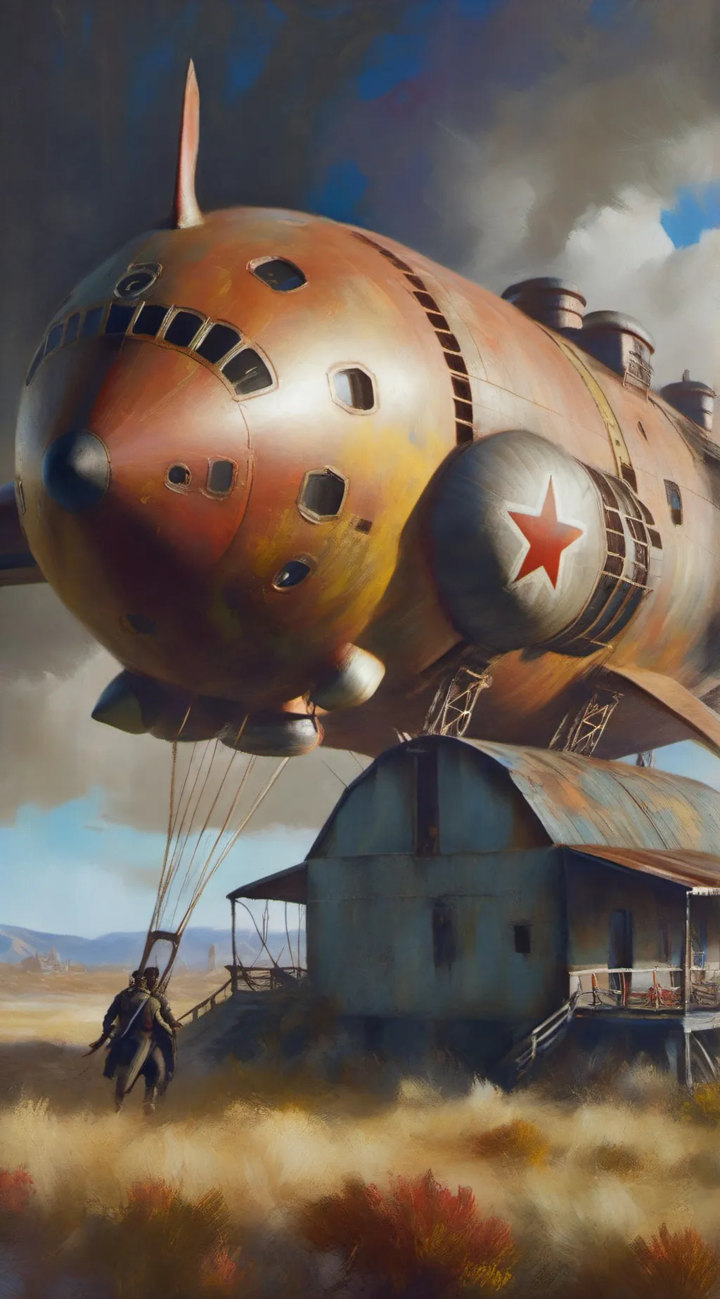 ai character: Fallout 4 airship background