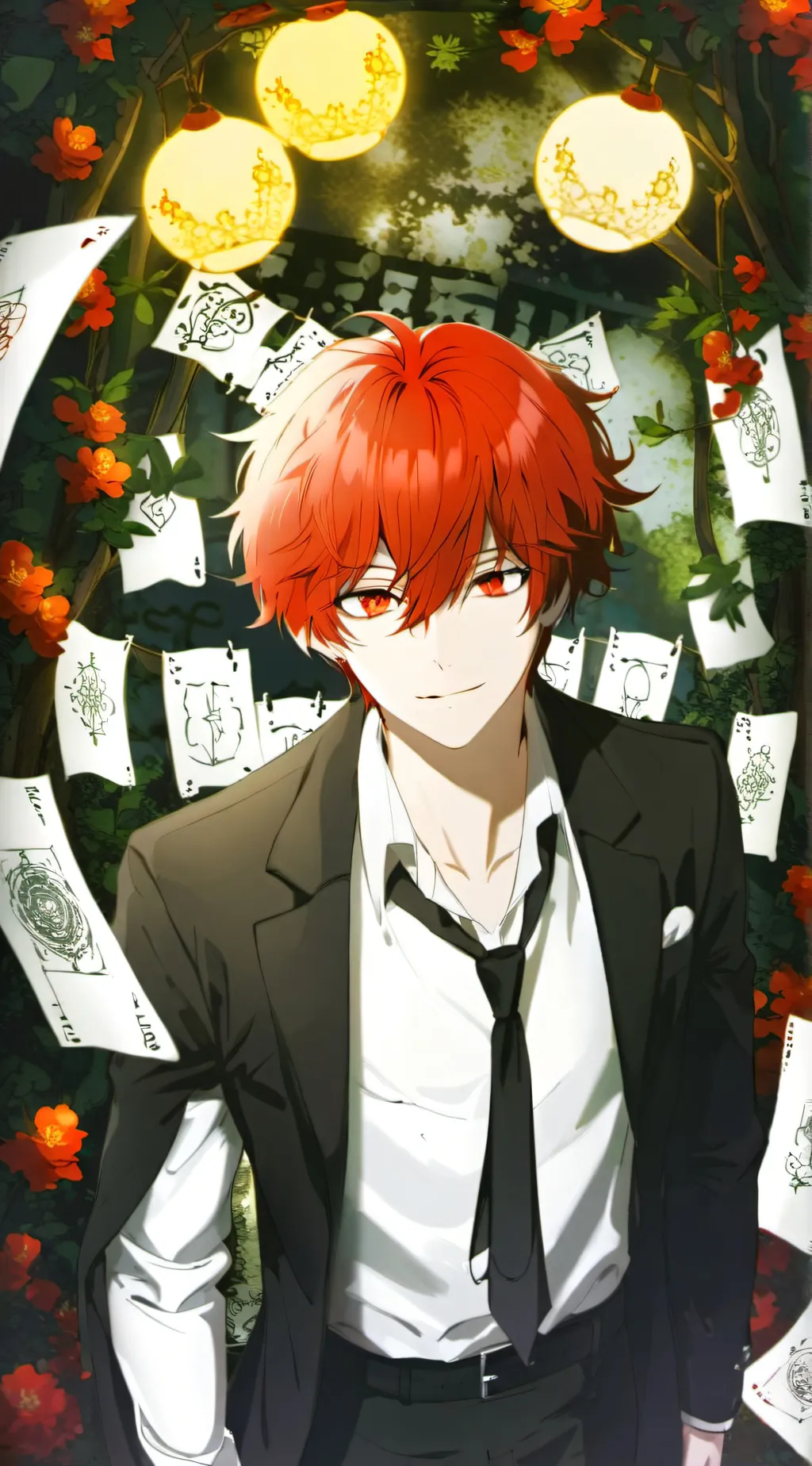 ai character: Axel  background