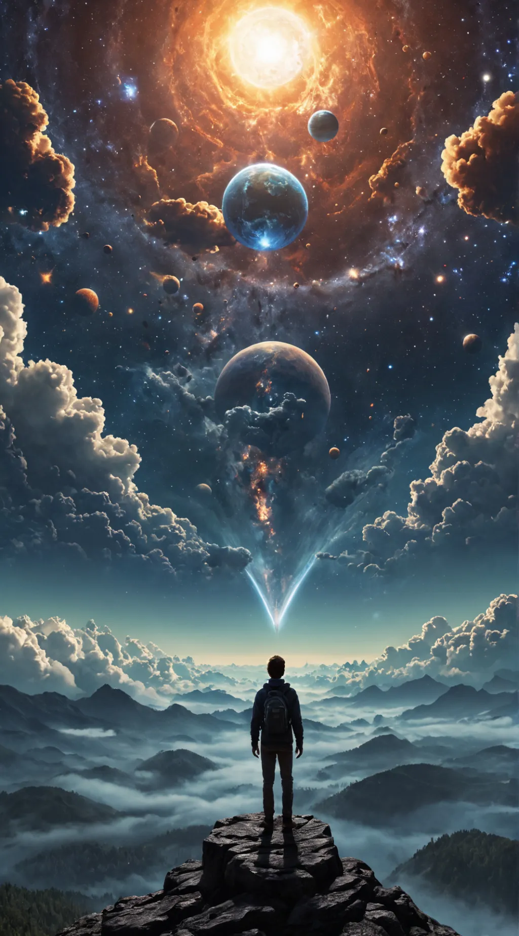 ai character: Multiverse Sim background