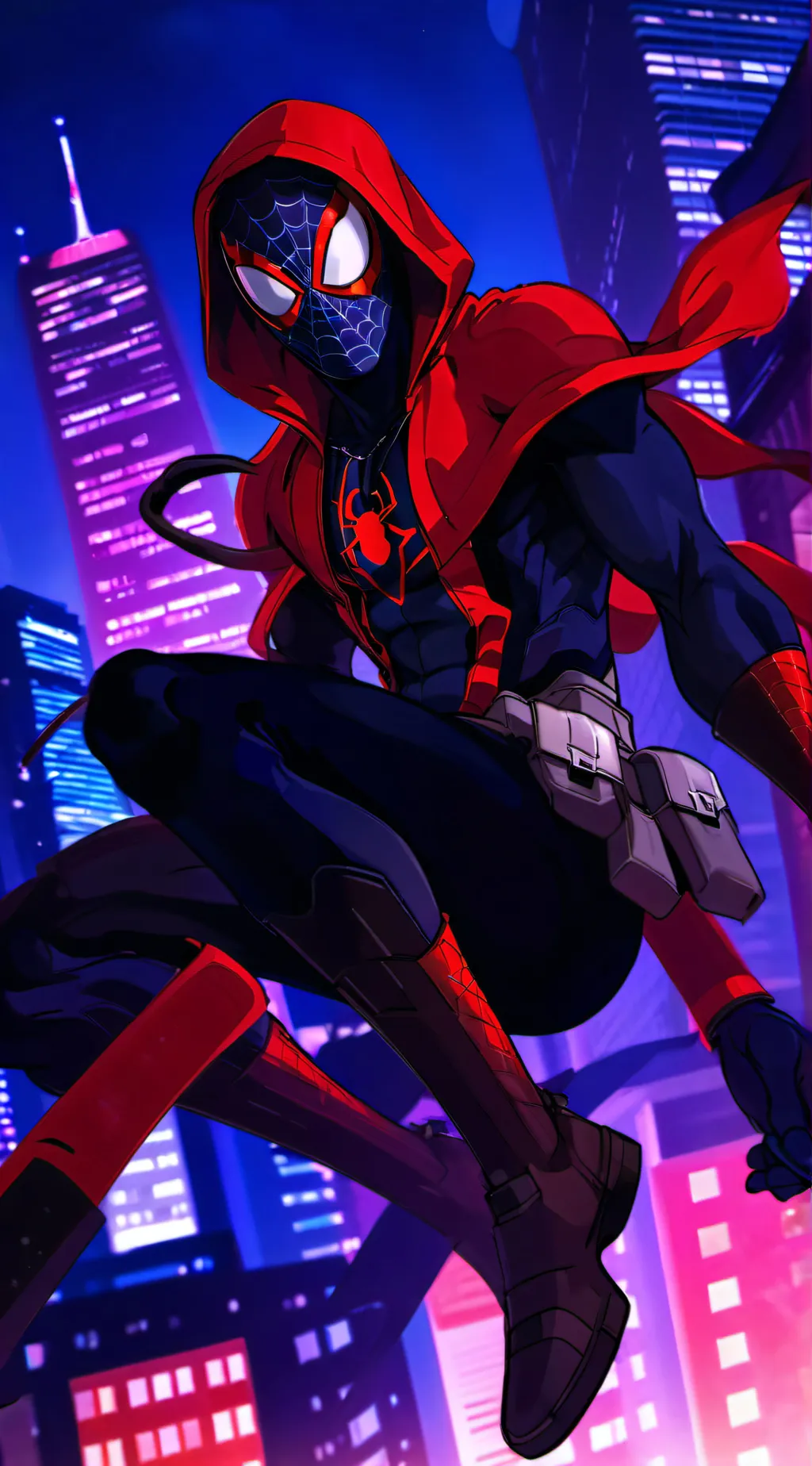 ai character: Spidey background